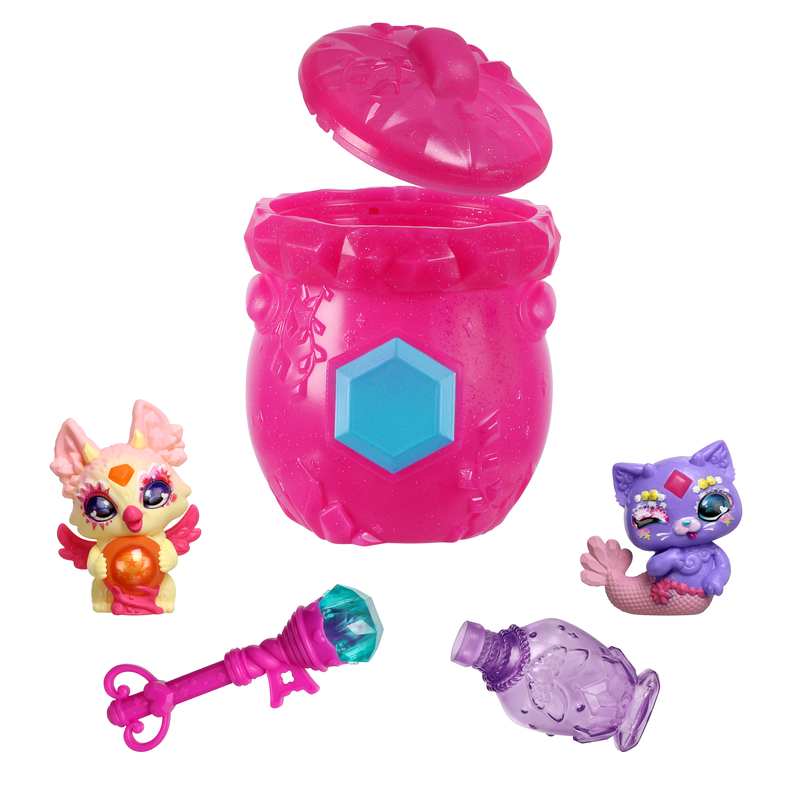 Magic Mixies Mixlings S3 Fizz & Reveal 2-Pack Cauldron - Double the Magic!