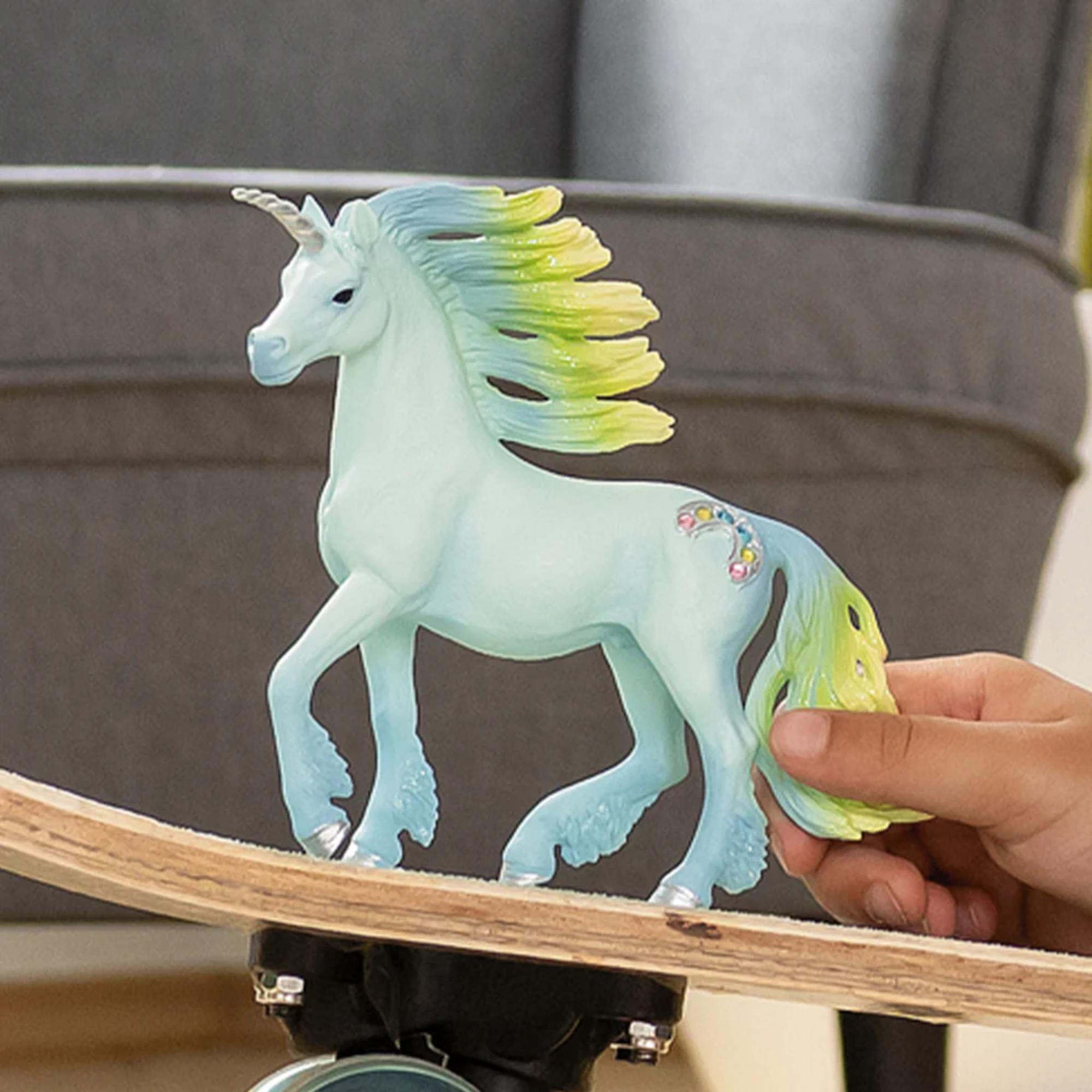 Schleich Bayala Soft and Colorful Marshmallow Unicorn Stallion Toy