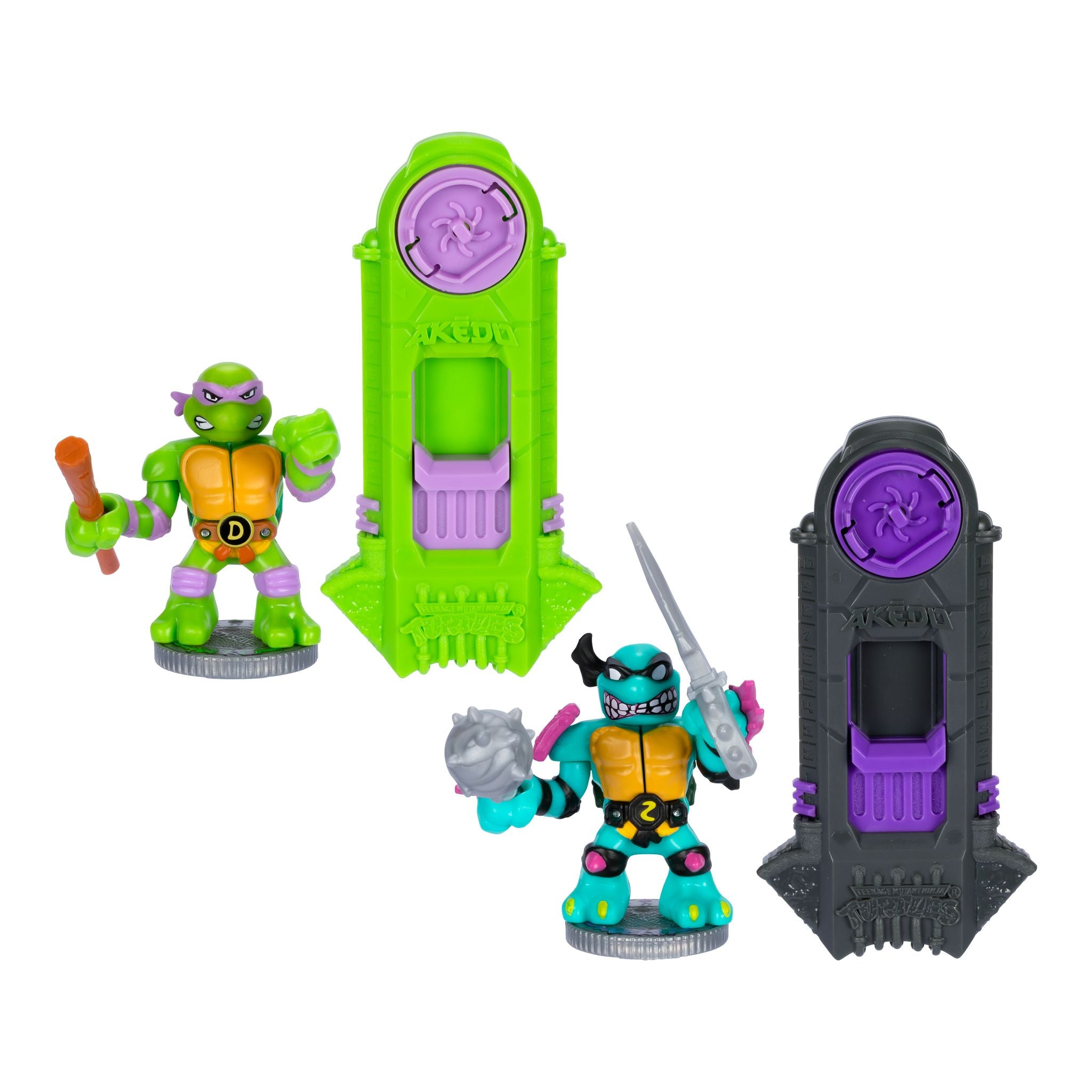 Hot! Akedo Teenage Mutant Ninja Turtles Series 3 Versus Pack: Donatello Battles Slash