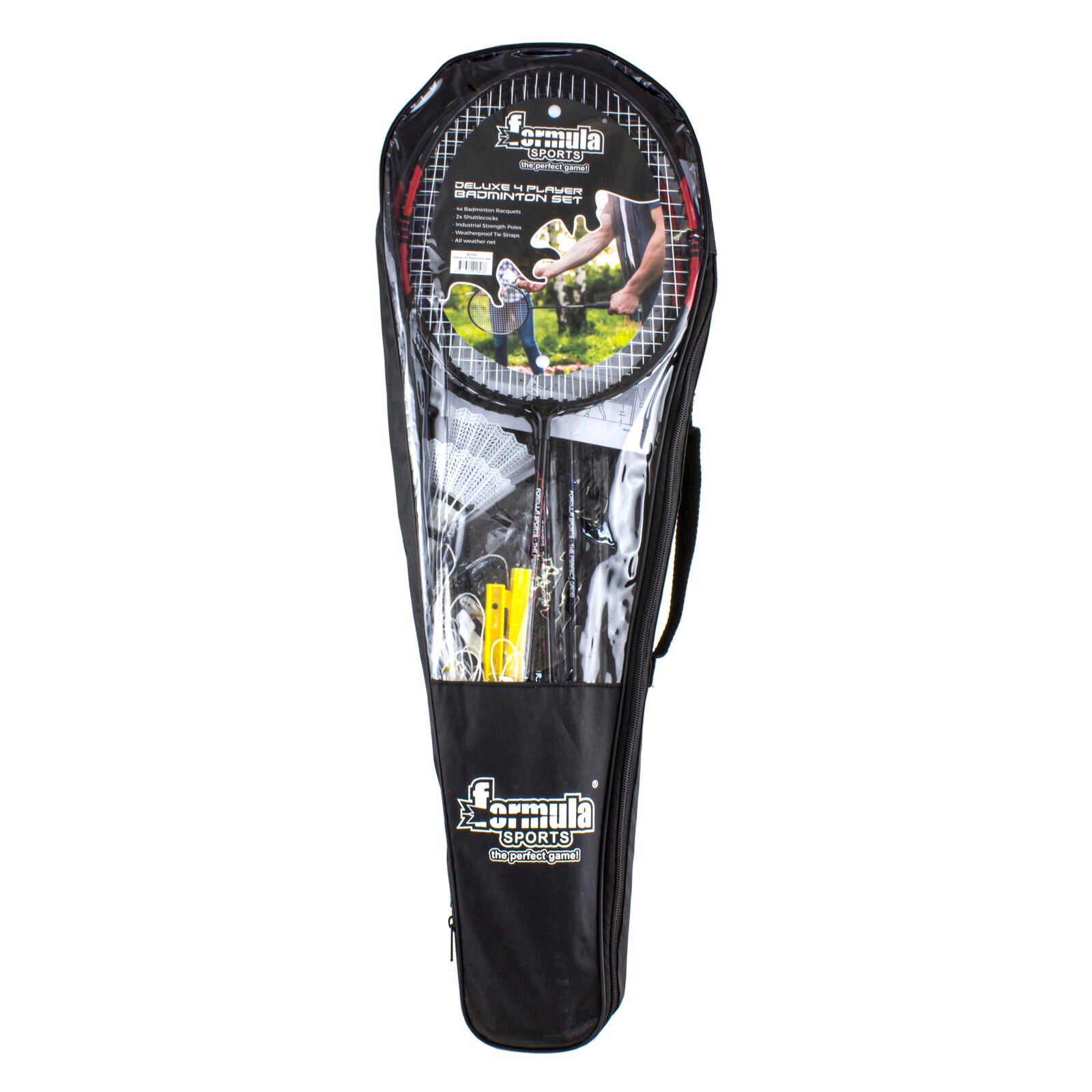 Formula Sports Deluxe 4-Player Badminton Set for Outdoor Fun