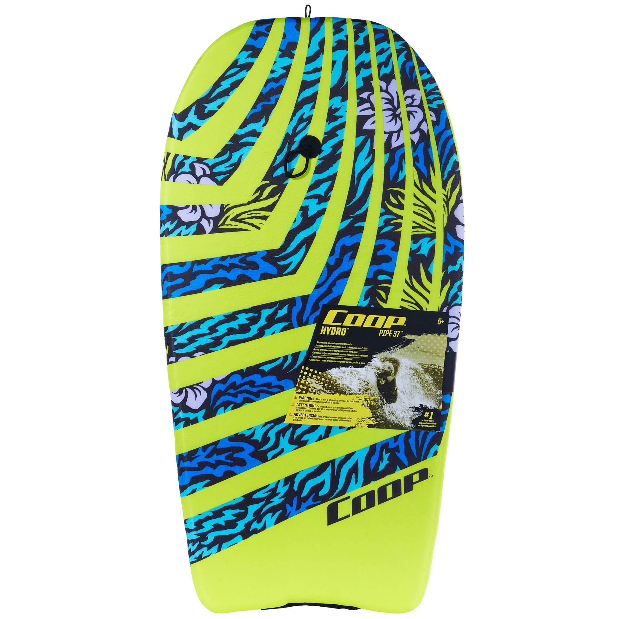 Aloha Blue Coop Pipe 37 Bodyboard - Ideal for Beginners