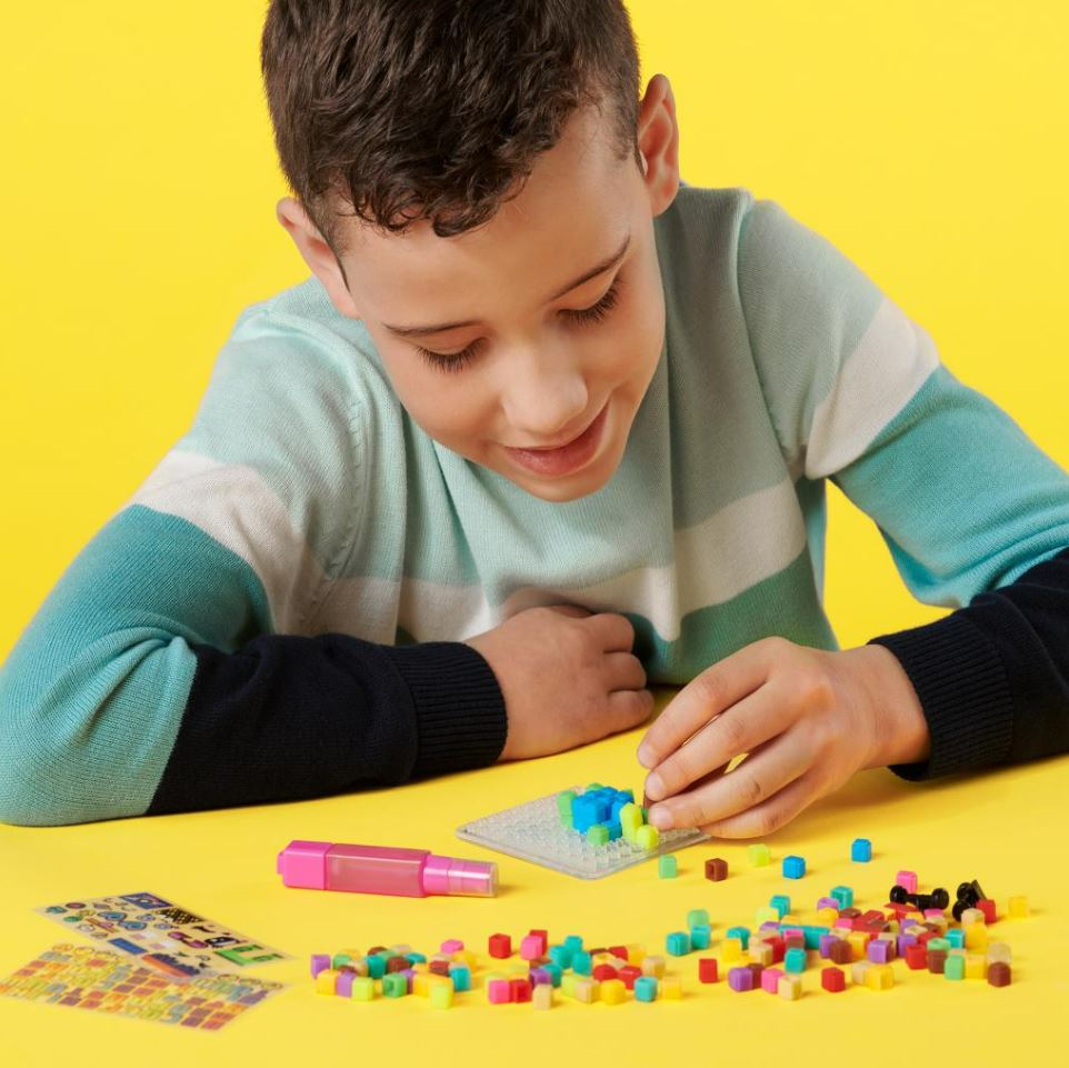 Amazing Pixobitz Clear Beads Pack for DIY 3D & 2D Pixel Art Creation