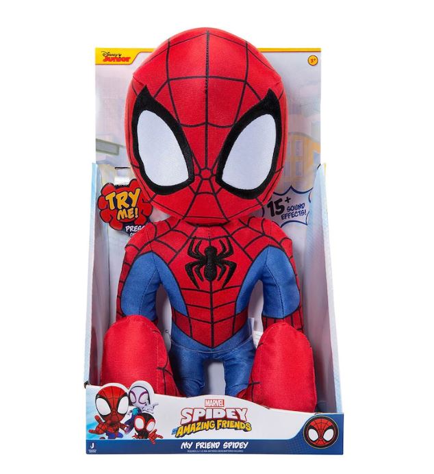 Hot! Marvel My Friend Spidey 16 - Inch Sound - Activated Plush