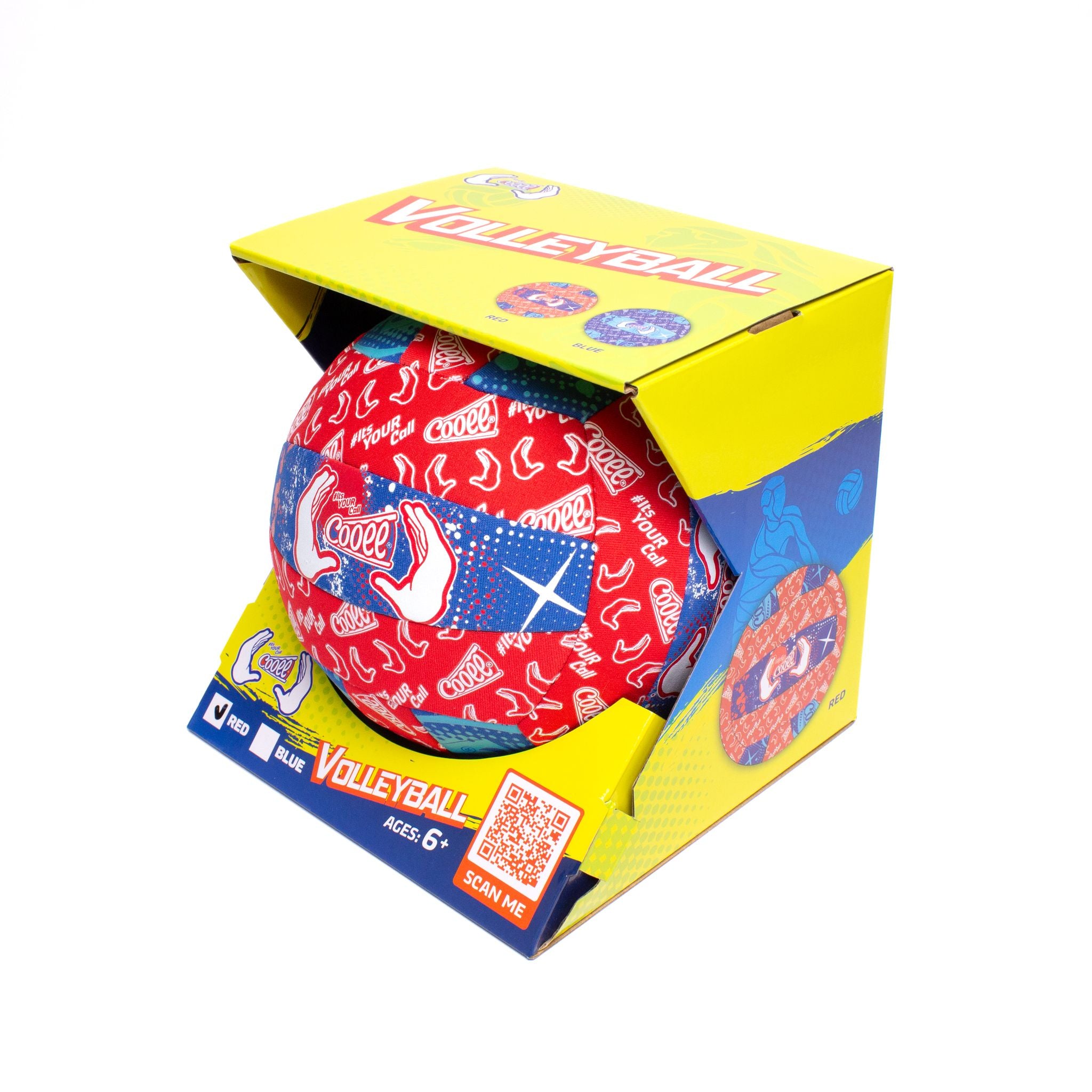 Hot Sale! Cooee #5 Red Durable Neoprene Volleyball for All Ages