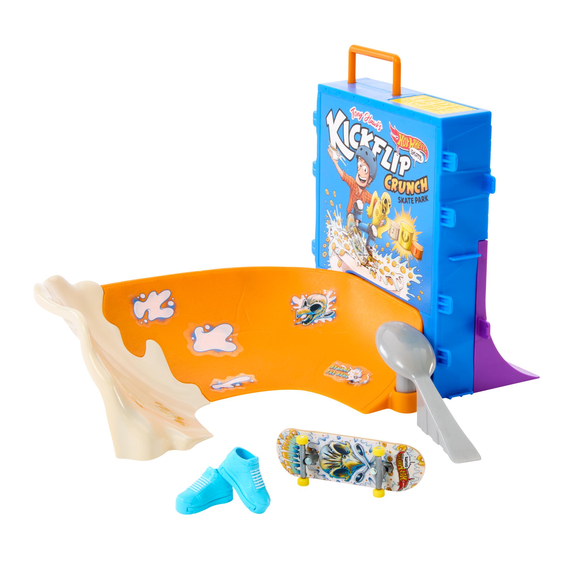 Hot Wheels Skate - Exclusive Tony Hawk Cereal - Themed Skate Bowl Set