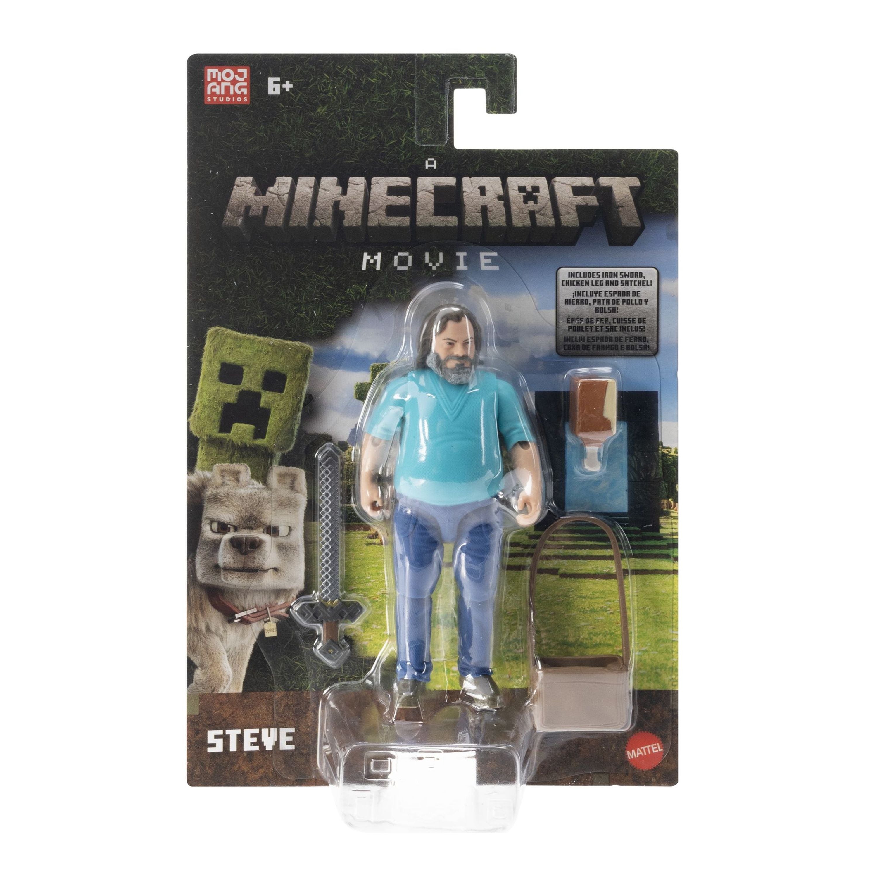 Hot Sale! Large-Scale Steve Action Figure from A Minecraft Movie
