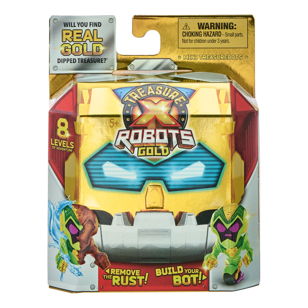Treasure X S9 Mini Gold Treasure Robots Single Pack - An Exciting Collection