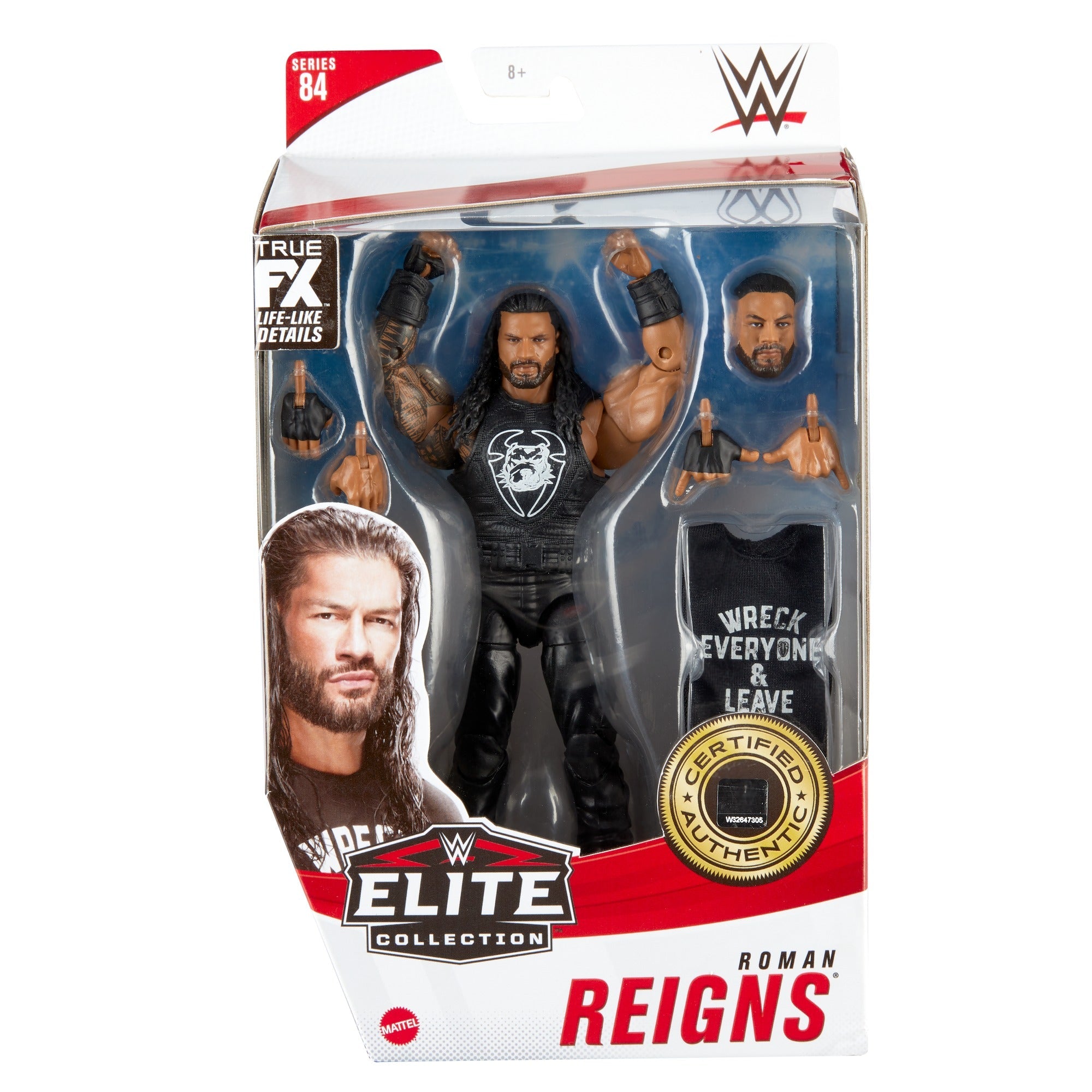 WWE Elite Series 84 Action Figure - Roman Reigns with Deluxe Features