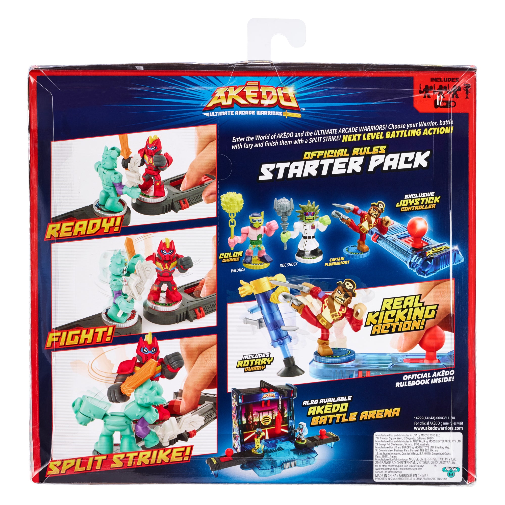 Akedo Ultimate Arcade Warriors Captain Fantomu Starter Pack for Action - Loving Kids