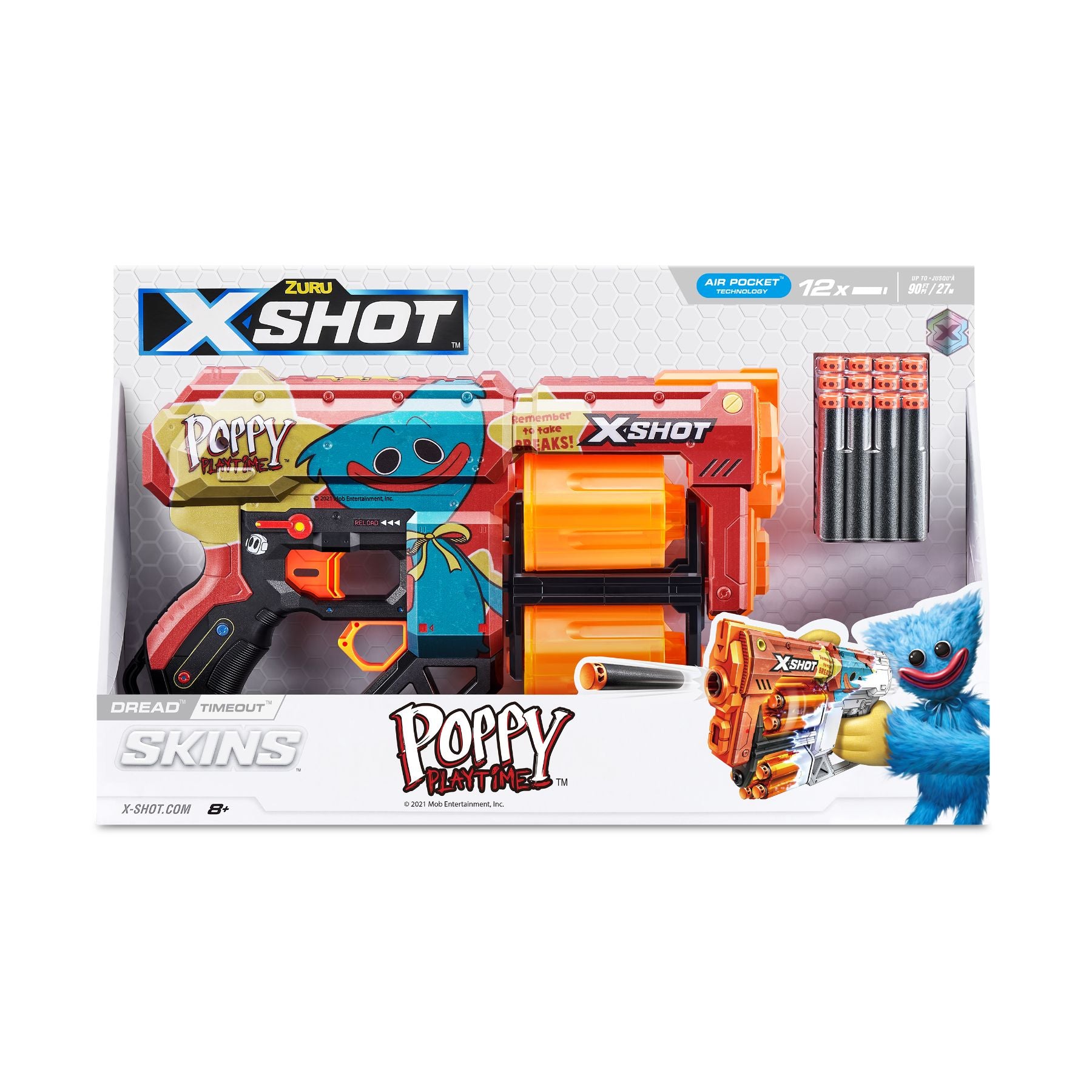 ZURU X Shot Skins Dread Poppy Playtime Timeout