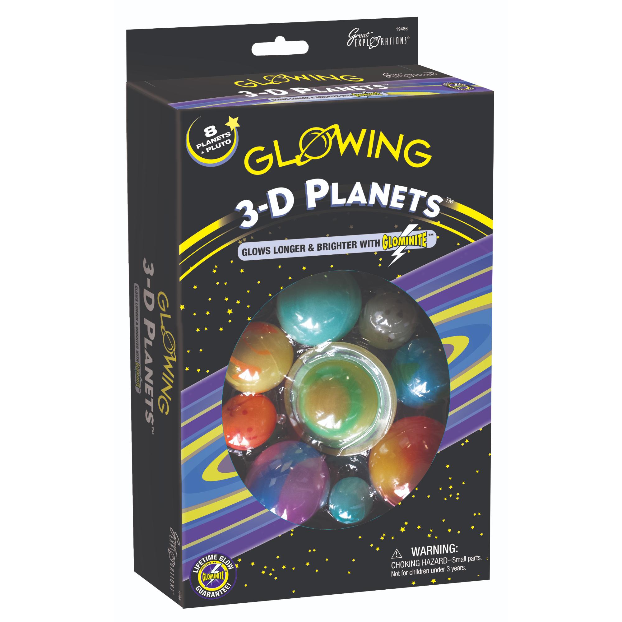 Amazing Sale! Glowing 3-D Planets for Great Explorations