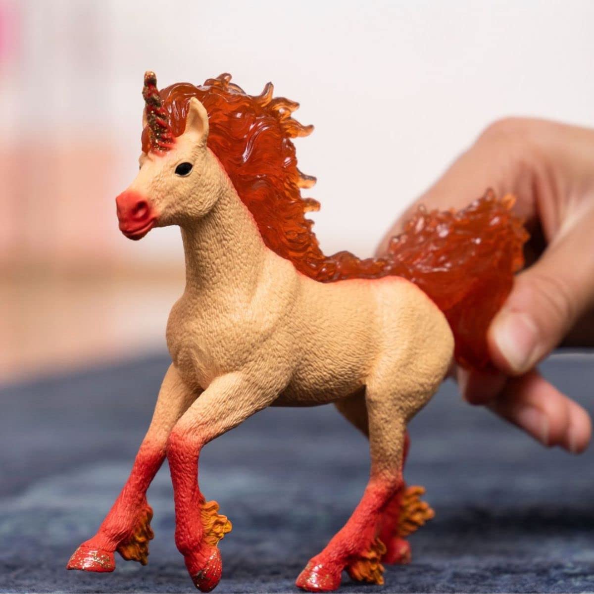 Hot Deal! Schleich Elementa Fire Unicorn Stallion Toy - New Addition in 2023