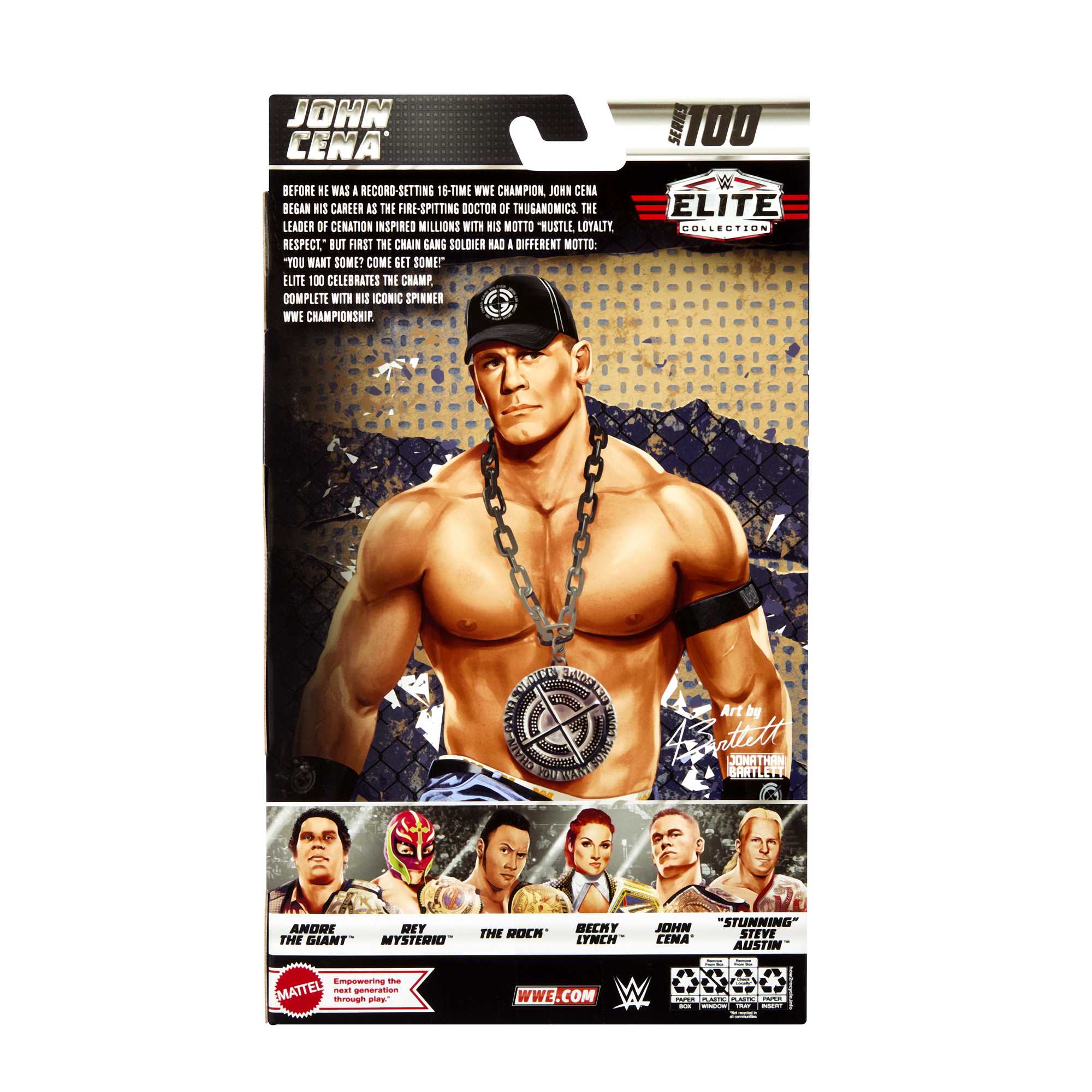 Hot! WWE Elite Collection Series 100 John Cena Figure