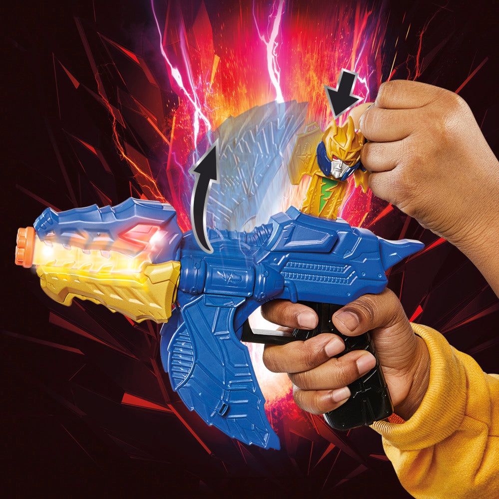 Hot Sale! Power Rangers Dino Fury Gold Fury Blade Blaster Costume Toy for Kids