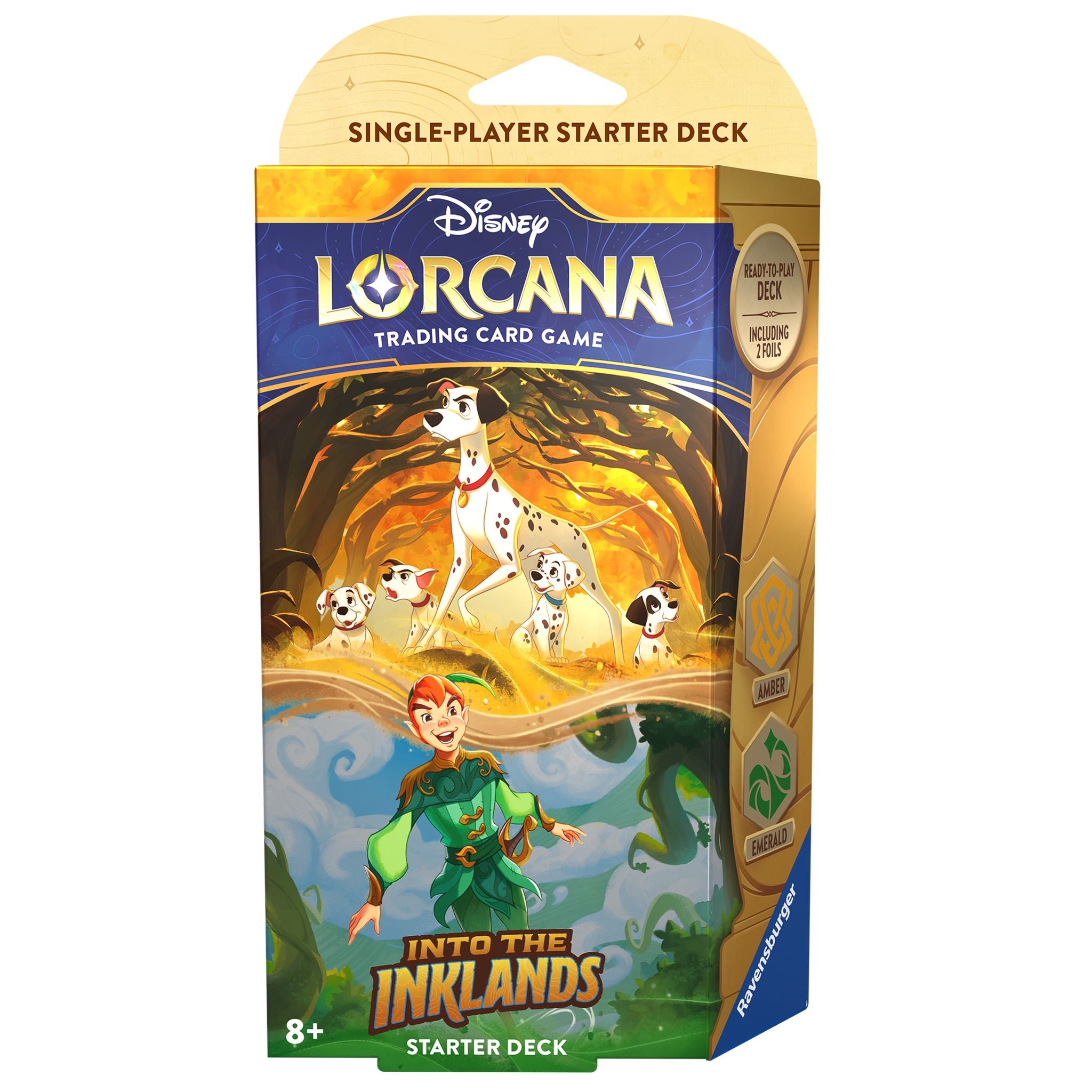 Disney Lorcana TCG Season 3 Starter Deck: Amber & Emerald - Into The Inklands