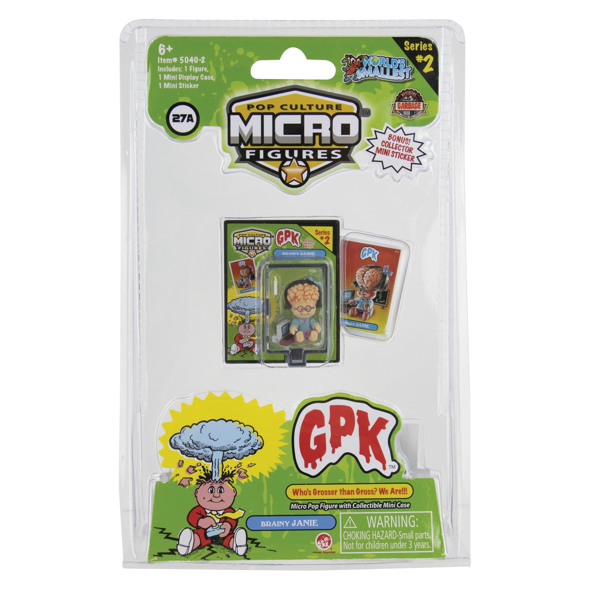 Get Assorted Styles of the World's Tiniest Garbage Pail Kids Micro Figures Now