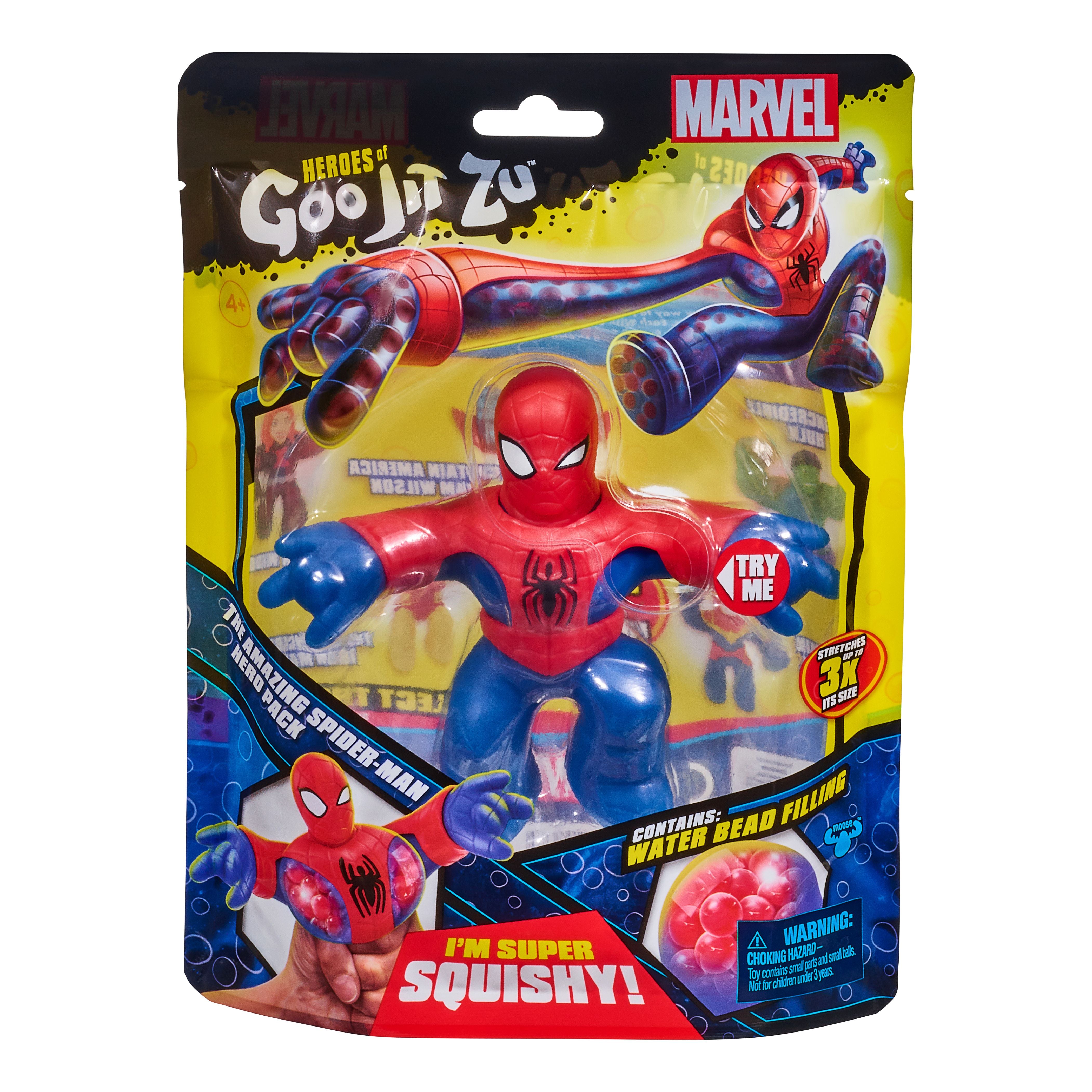 Heroes Of Goo Jit Zu Marvel Season 5 - The Stretchy Amazing Spider - Man Hero Pack