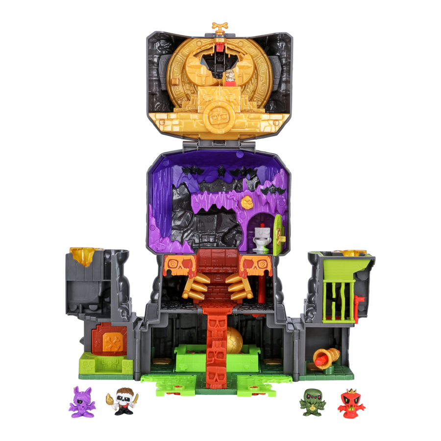 Treasure X Lost Lands Skull Island Temple: Mega Playset with Exclusive Micro Figures & Real Gold Treasure