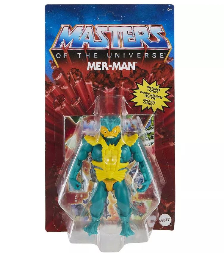 Masters Of The Universe Origins 5.5-Inch Poseable Mer-Man Action Figure