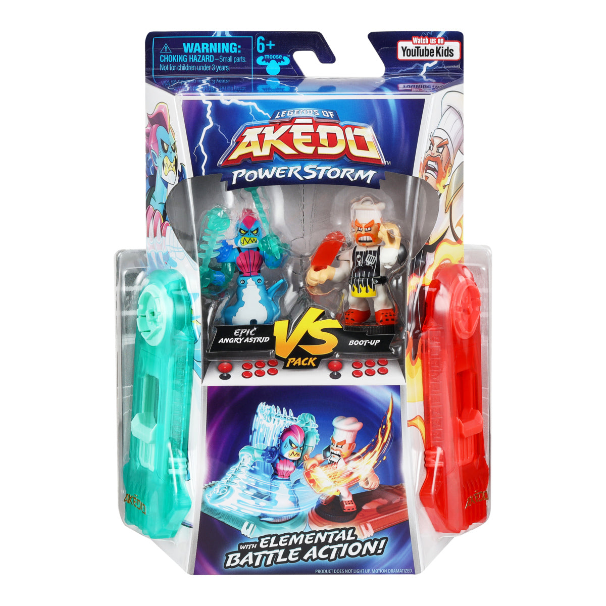 Akedo Powerstorm Vs Pack: Briny vs Bun Burner - Exclusive Battle Set