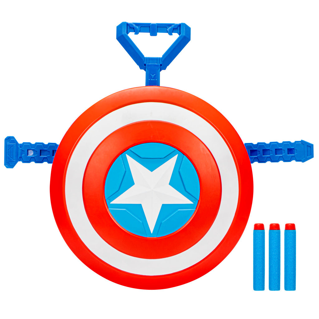 Hot! Marvel Mech Strike Mechasaurs Captain America Redwing Nerf Blaster Toy for Kids