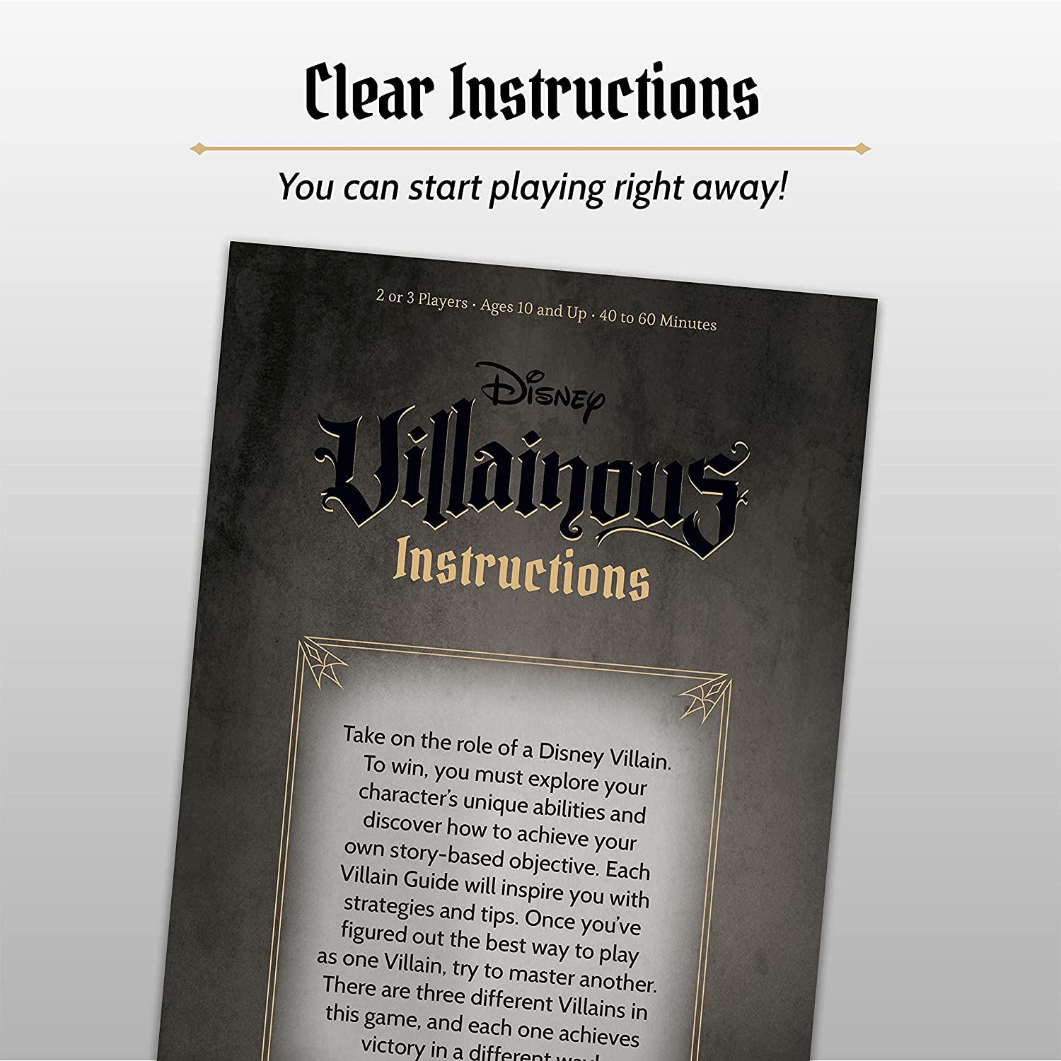 Ravensburger Disney Villainous Despicable Plots Strategic Board Game