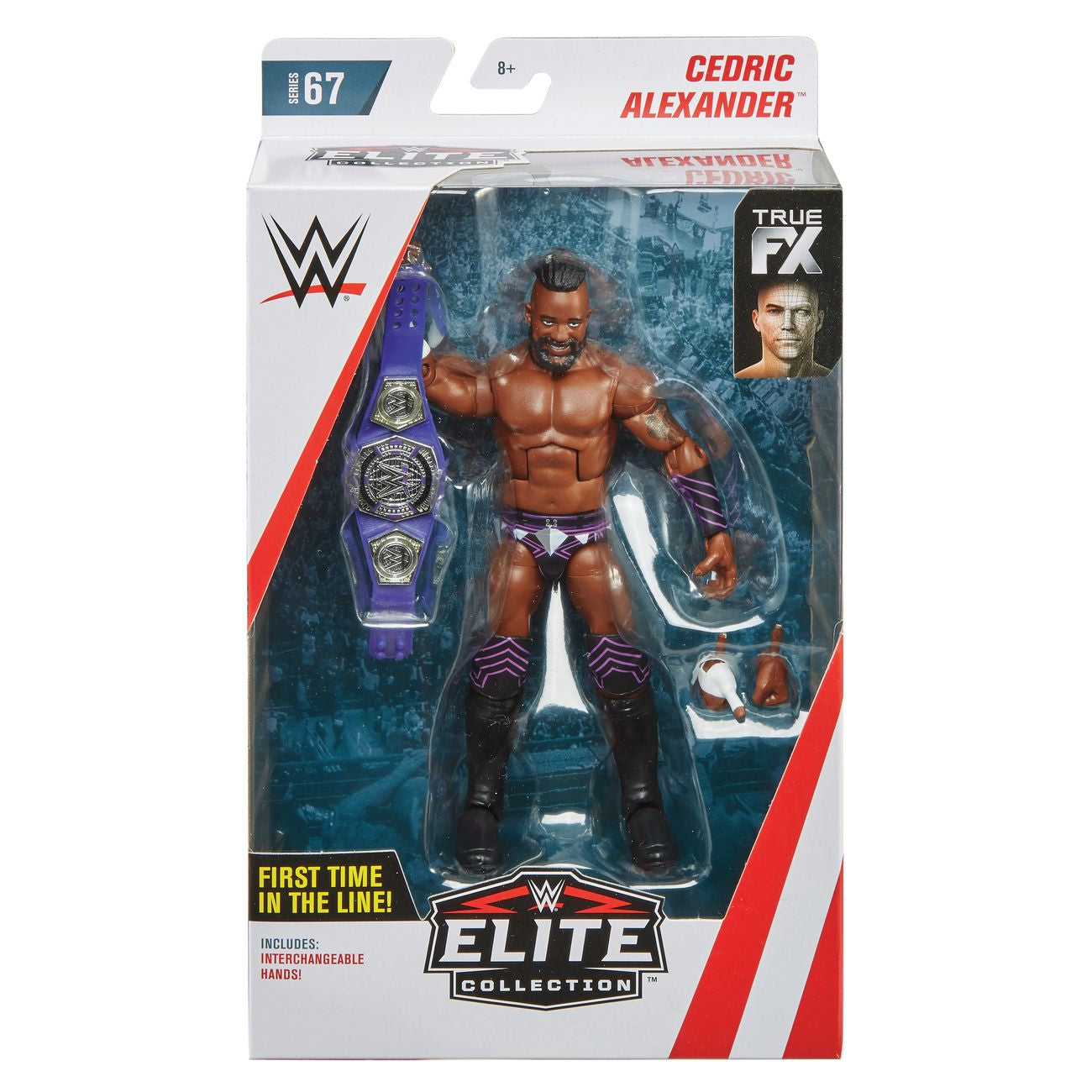 WWE Elite Series 67 Action Figure - Cedric Alexander with Authentic Features
