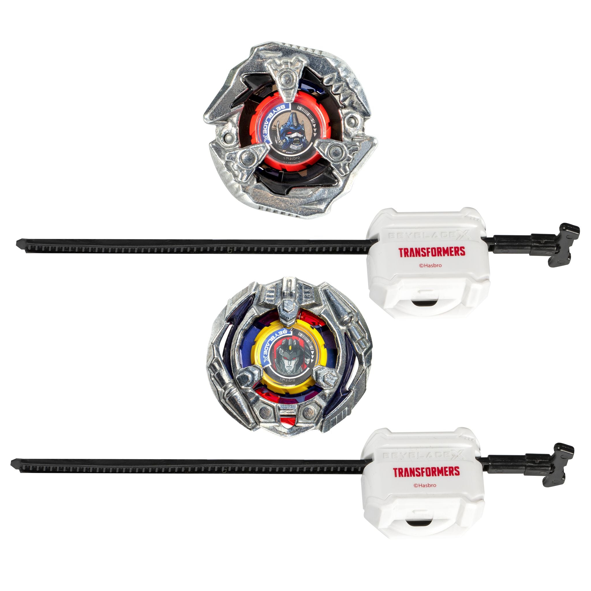Beyblade X Transformers Collaboration: Optimus Primal vs Starscream Battle Set