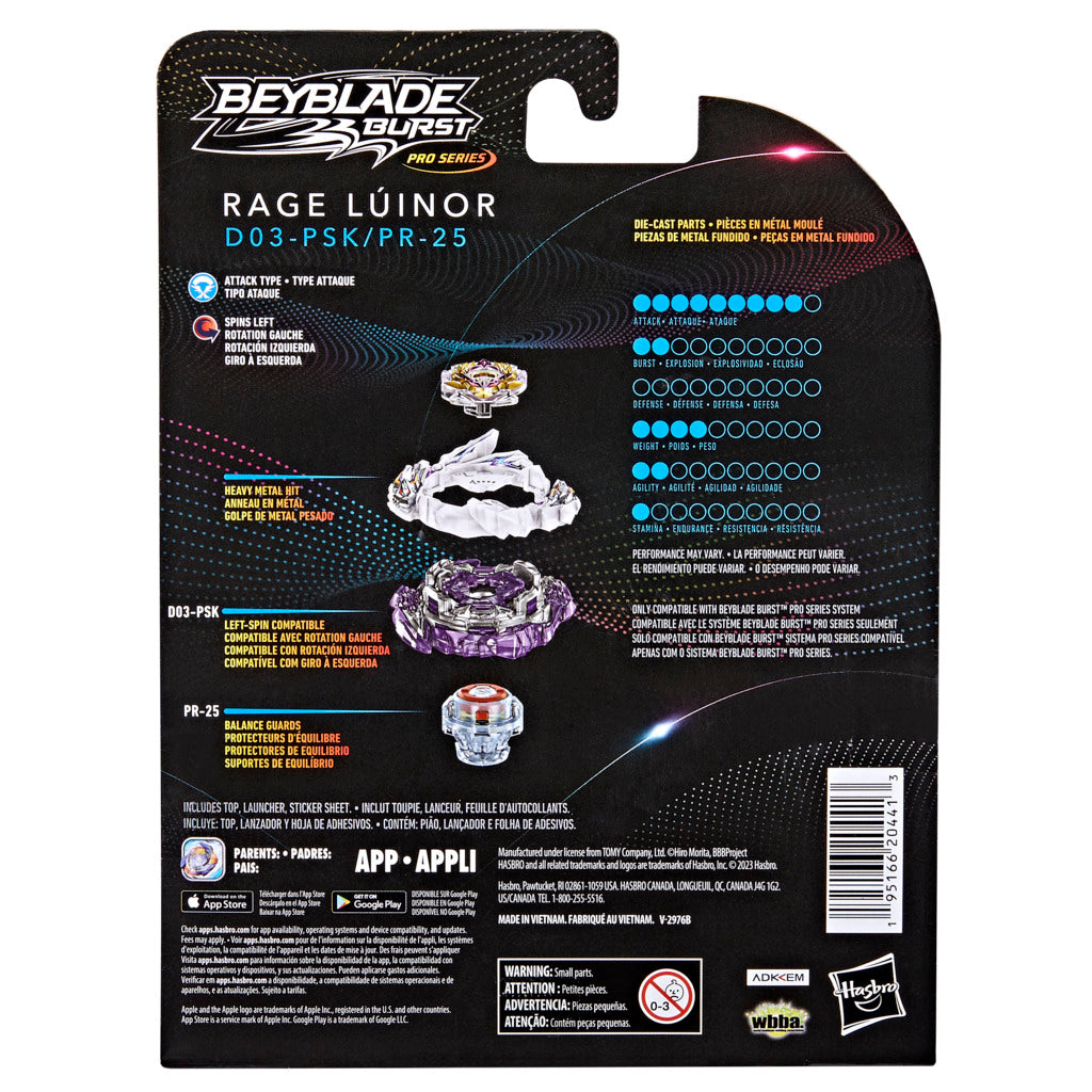 Hot Deal! Beyblade Burst Pro Series Starter Pack - Rage Luinor for Competitive Battling
