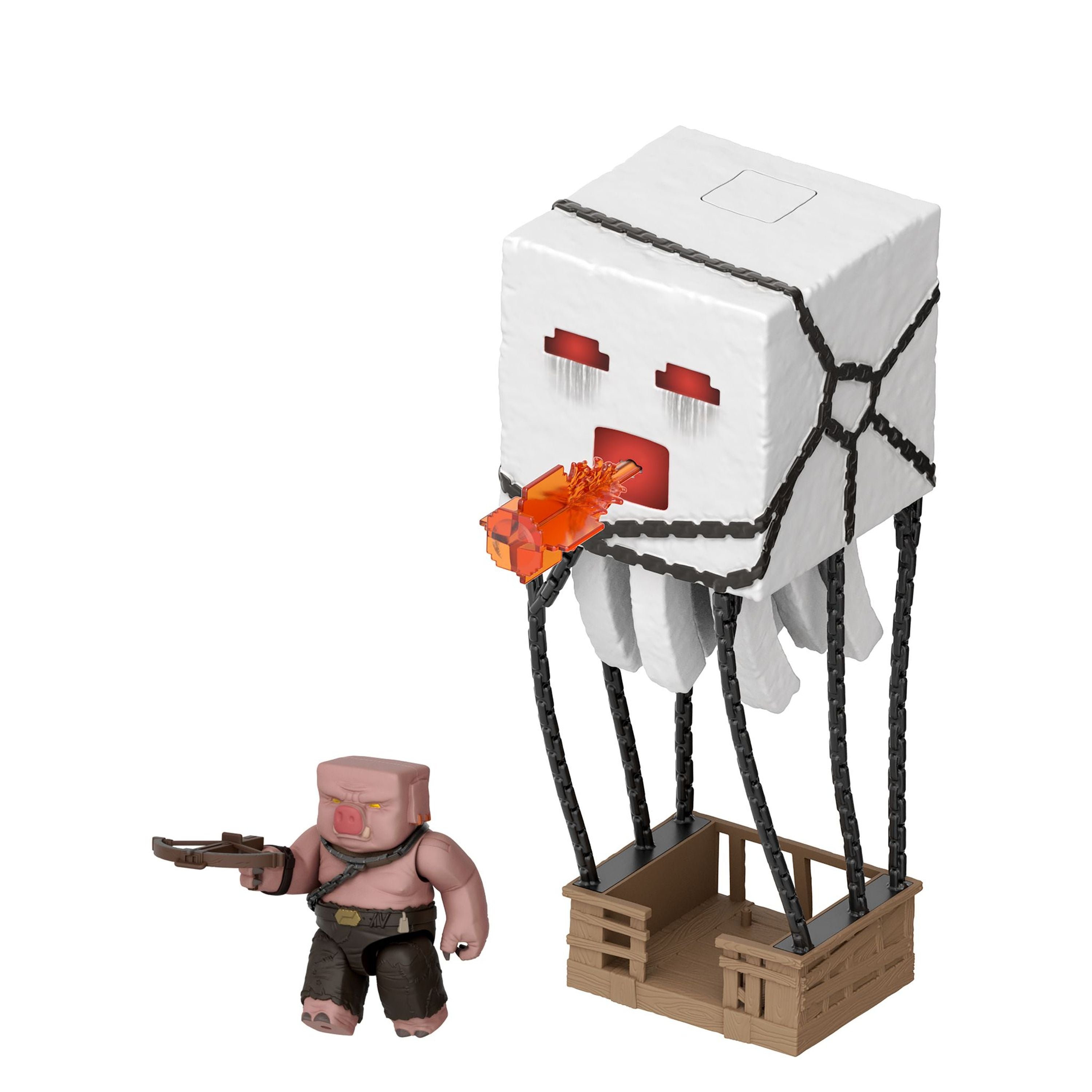 Hot! Minecraft Movie Blast Attack Ghast Action Figure Set