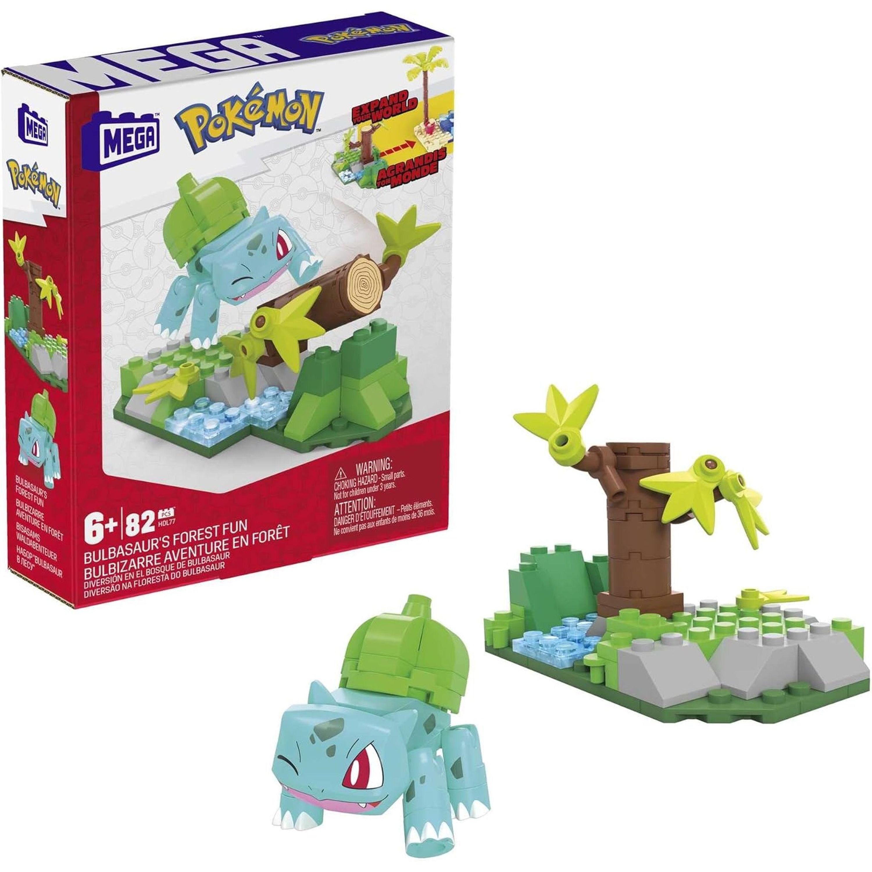 MEGA Construx Pokemon: Bulbasaur's Enchanting Forest Building Set