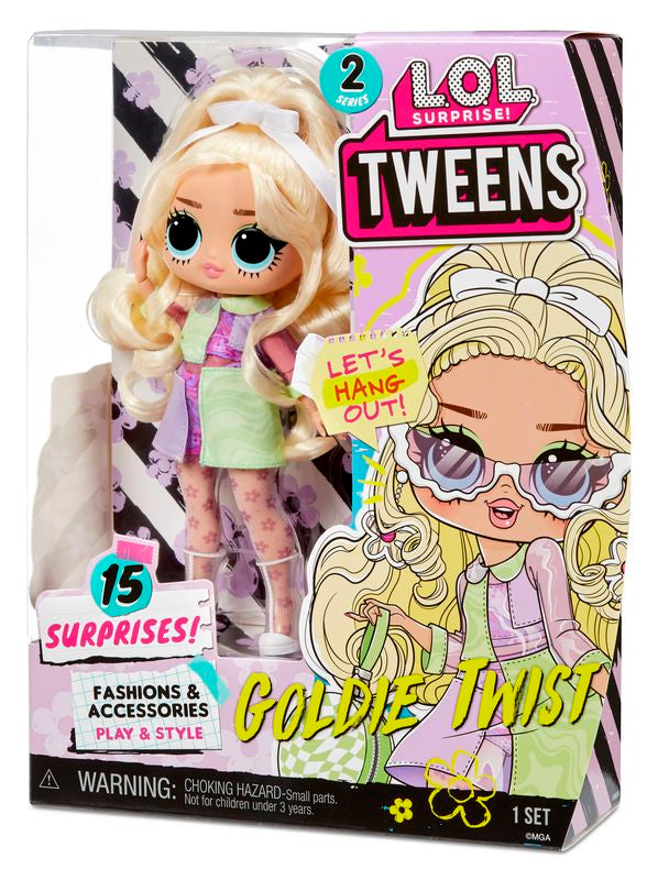 Hot! L.O.L. Surprise Tweens S2 - Goldie Twist Fashion Doll