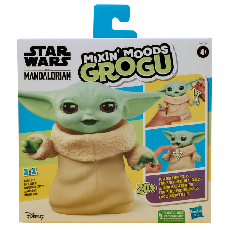Star Wars Poseable 5 - inch Grogu with Mouldable Skin for Creative Expressions