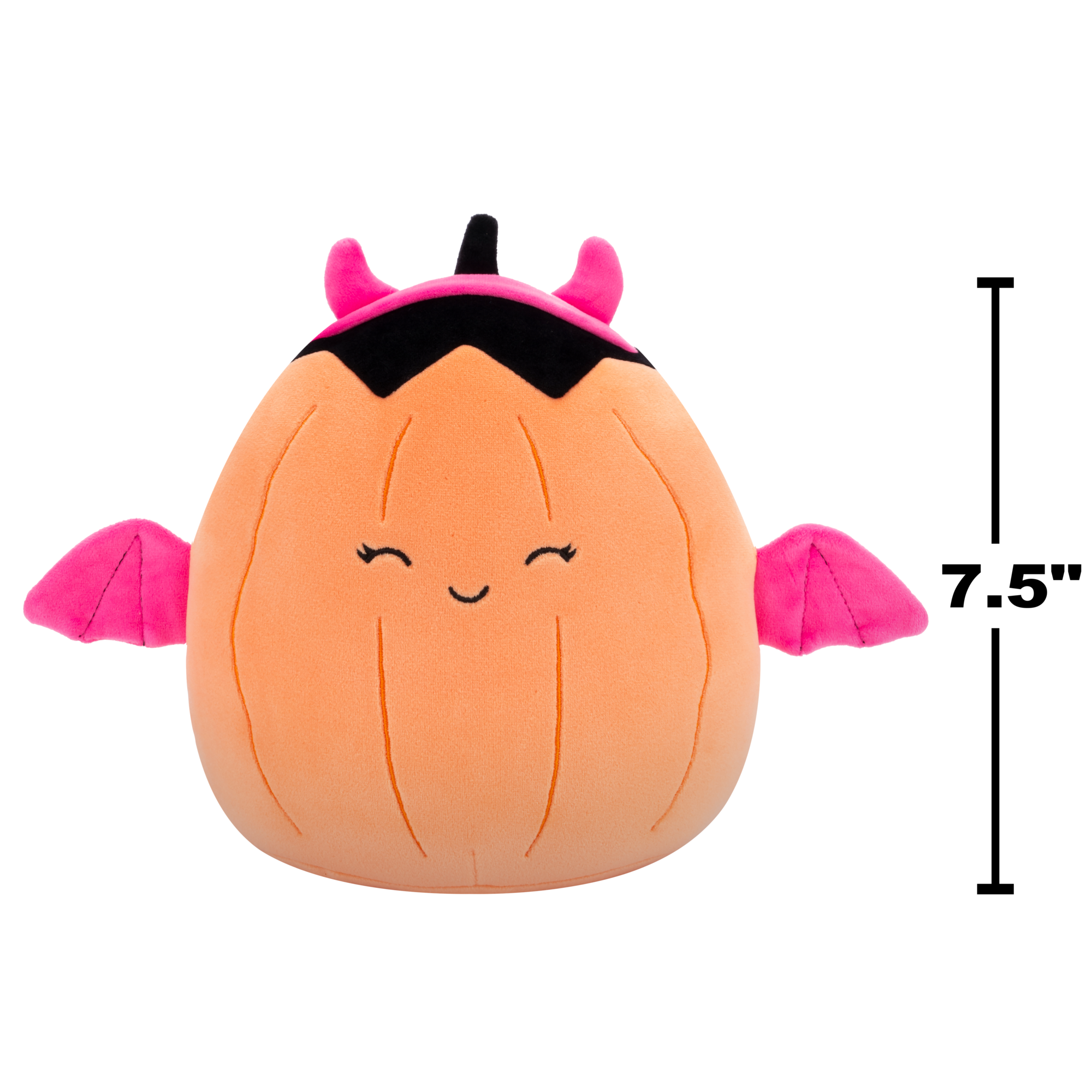 7.5-Inch Pastel Orange Pumpkin Margie Squishmallows for Halloween Season