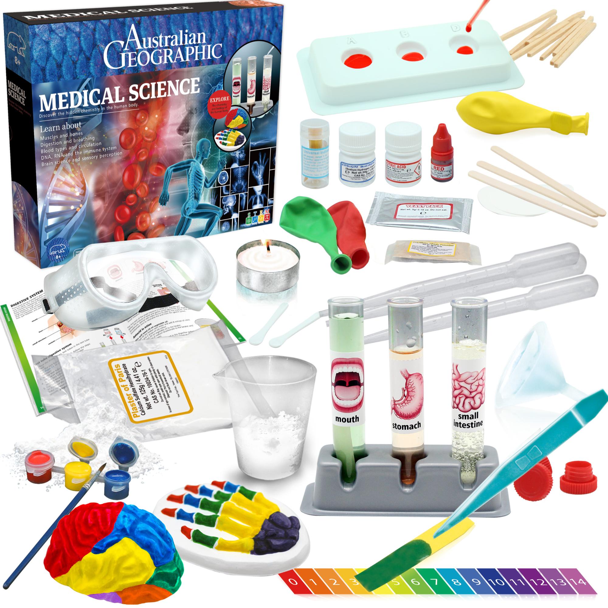 Australian Geographic's Amazing Medical Science Kit - Ideal for 8+