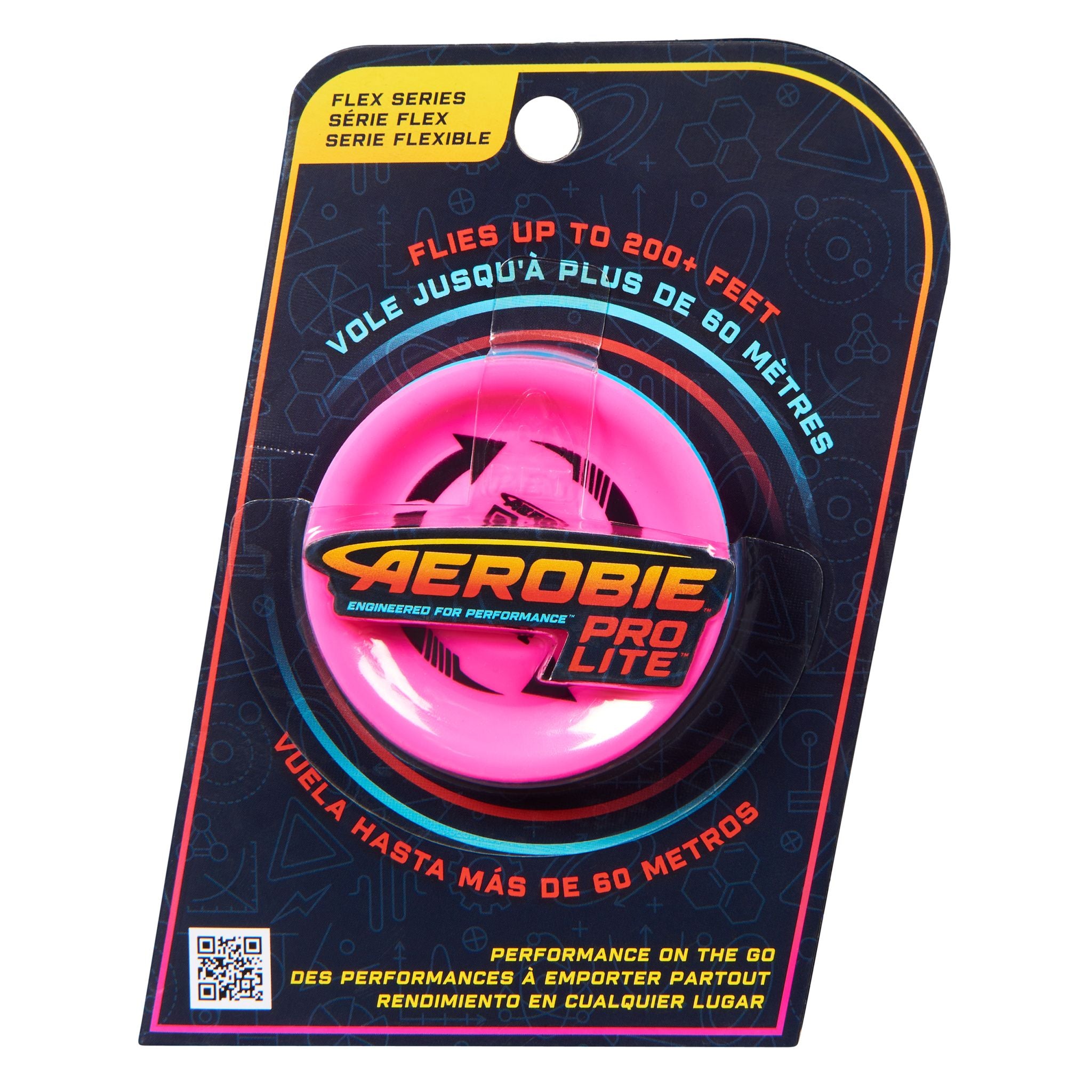 Aerobie Pro Lite Mini Throwing Disc - Blue & Pink | Fly Up to 200 Ft!