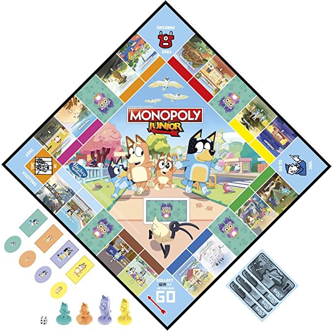 Hot! Monopoly Junior - Bluey Themed Edition