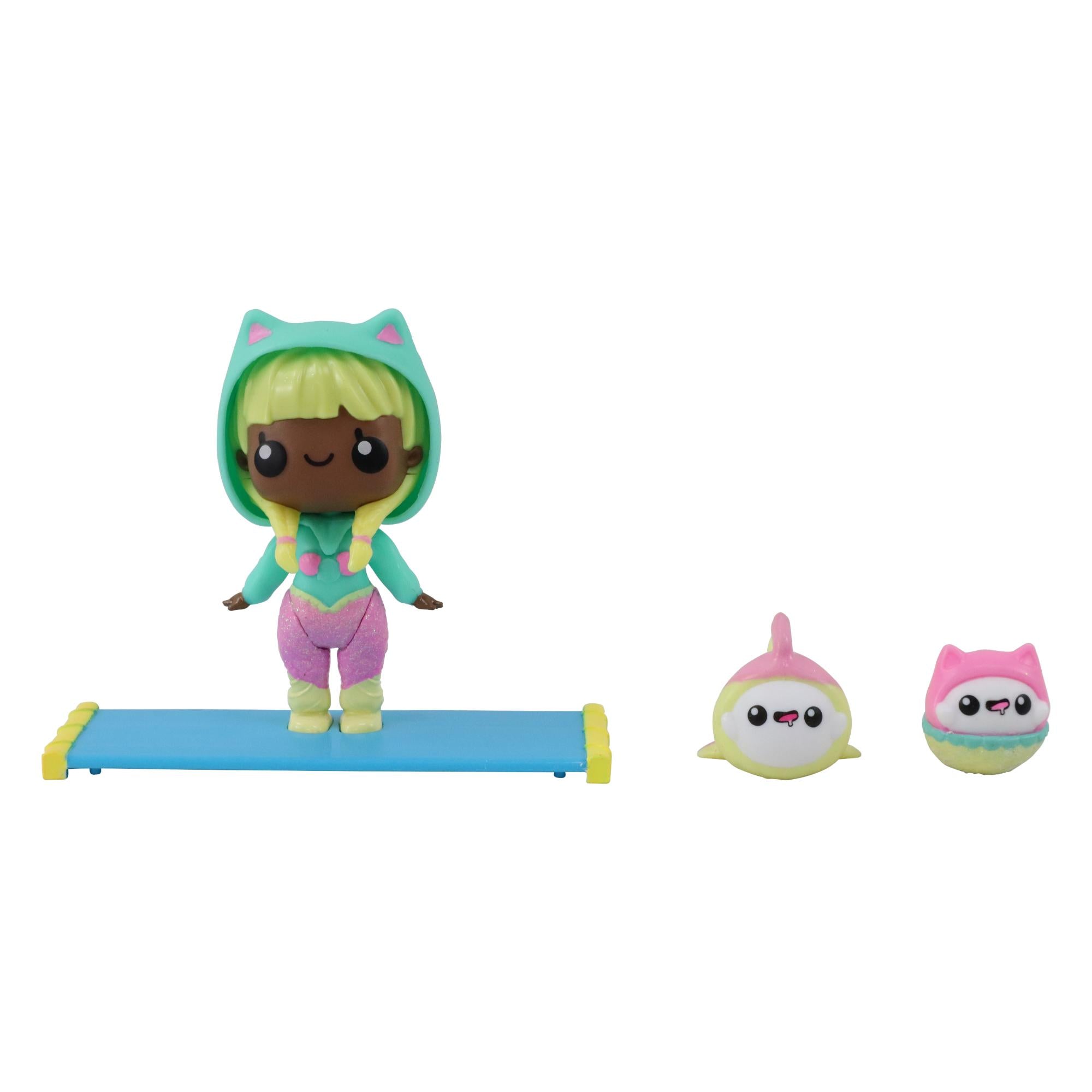 Eco - Friendly Recyclies Merkitty Doll Set with Companion Figures