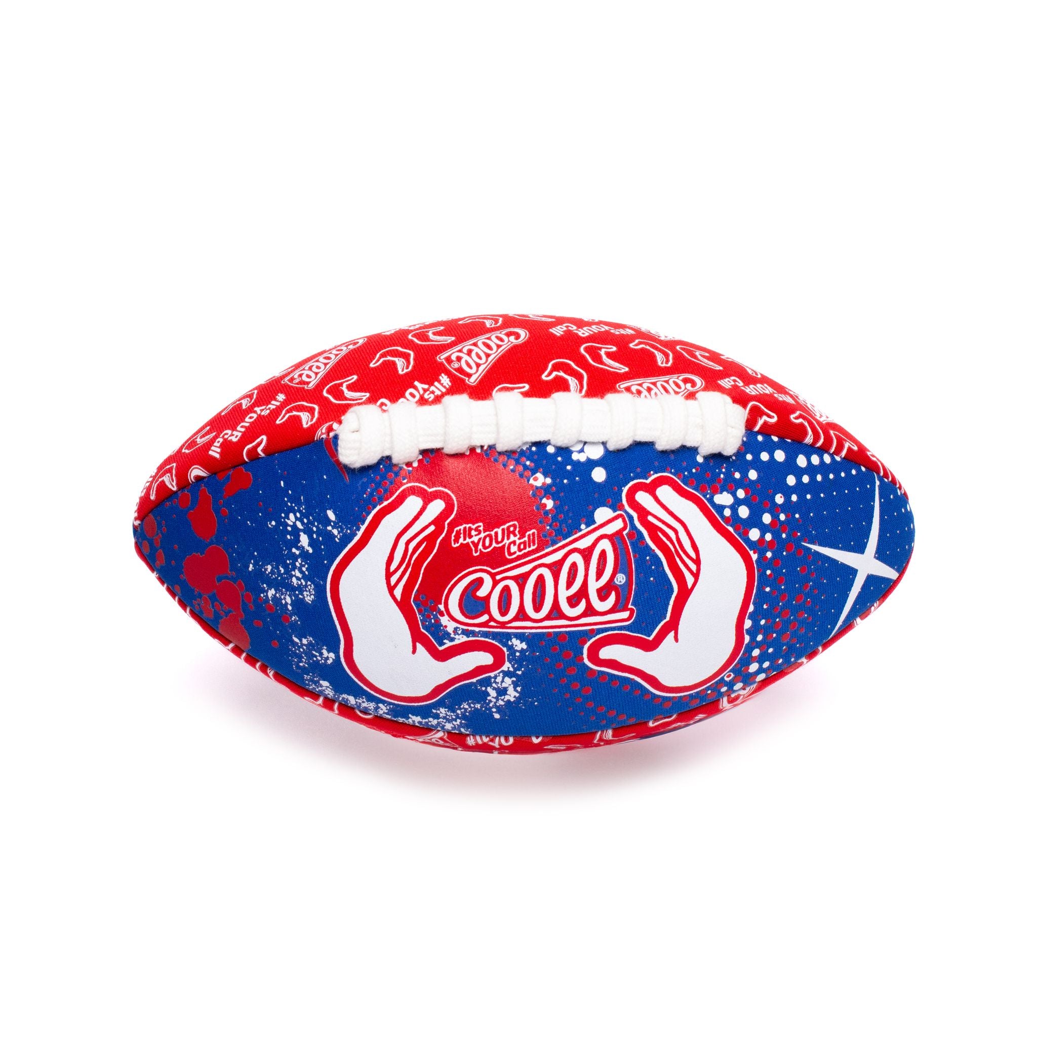 Hot Sale! 9-Inch Cooee Red Neoprene Football for Kids of All Ages