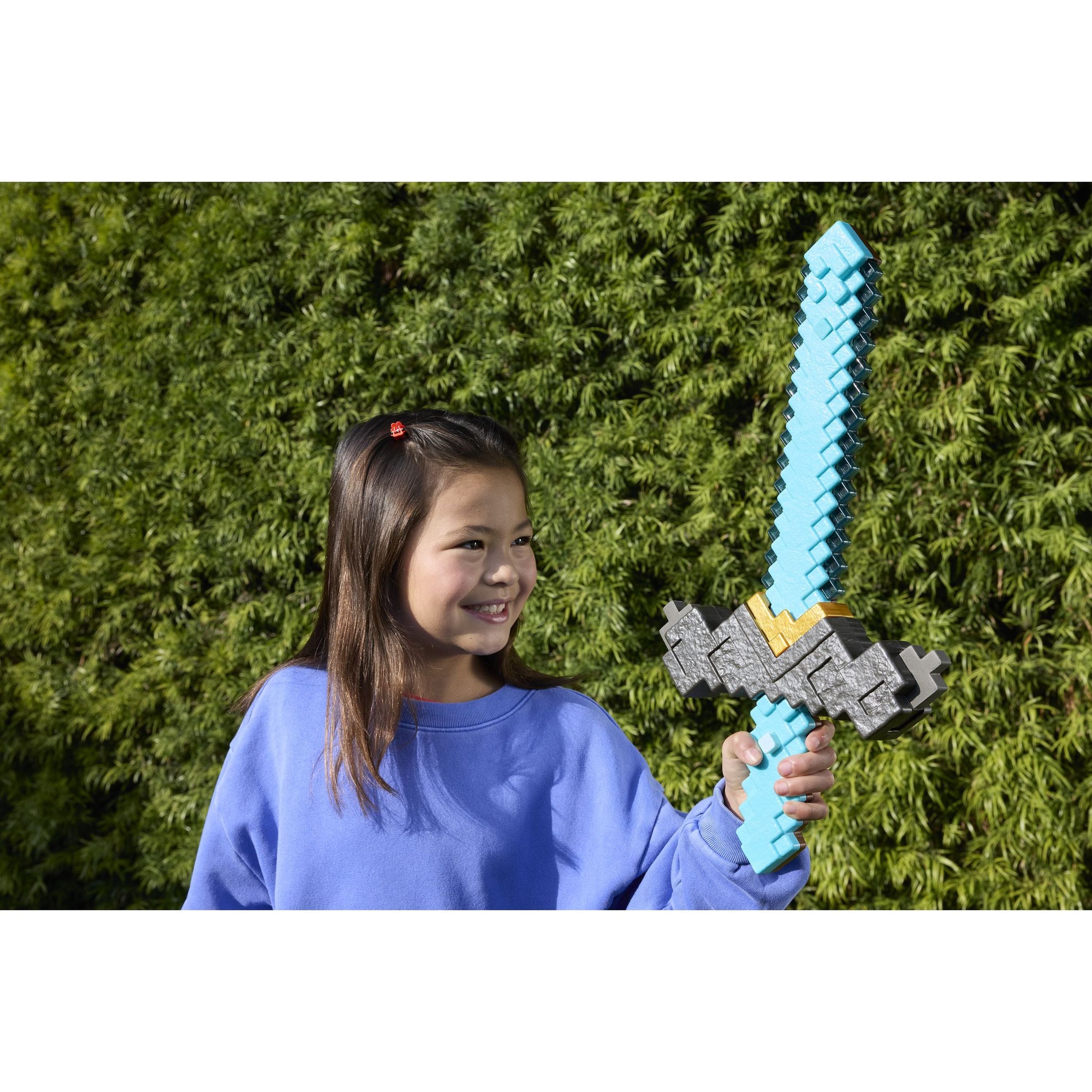 Hot Deal! A Minecraft Movie Inspired Click and Switch Sword - Pickaxe Toy for All Ages