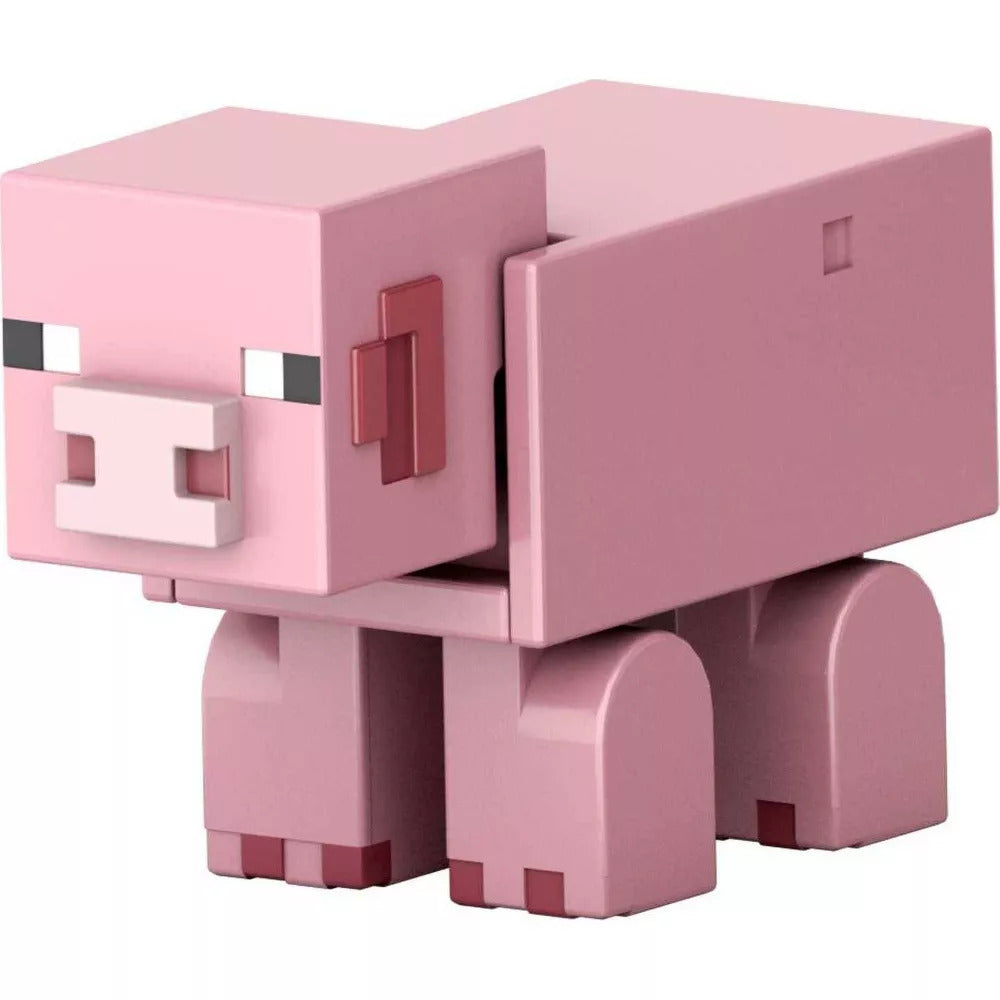 Hot Sale! 8.25cm Minecraft Action Figure - Pigs with Build - A - Portal Piece