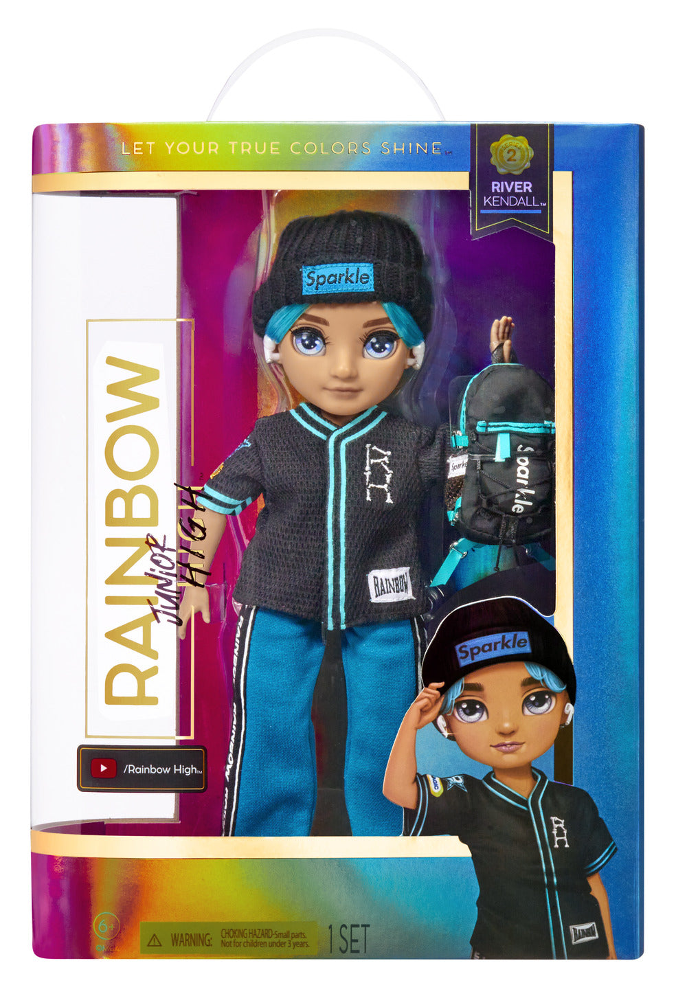 Rainbow High Junior High Fashion Doll Series 2 - 9 - inch Teal River Kendall Doll