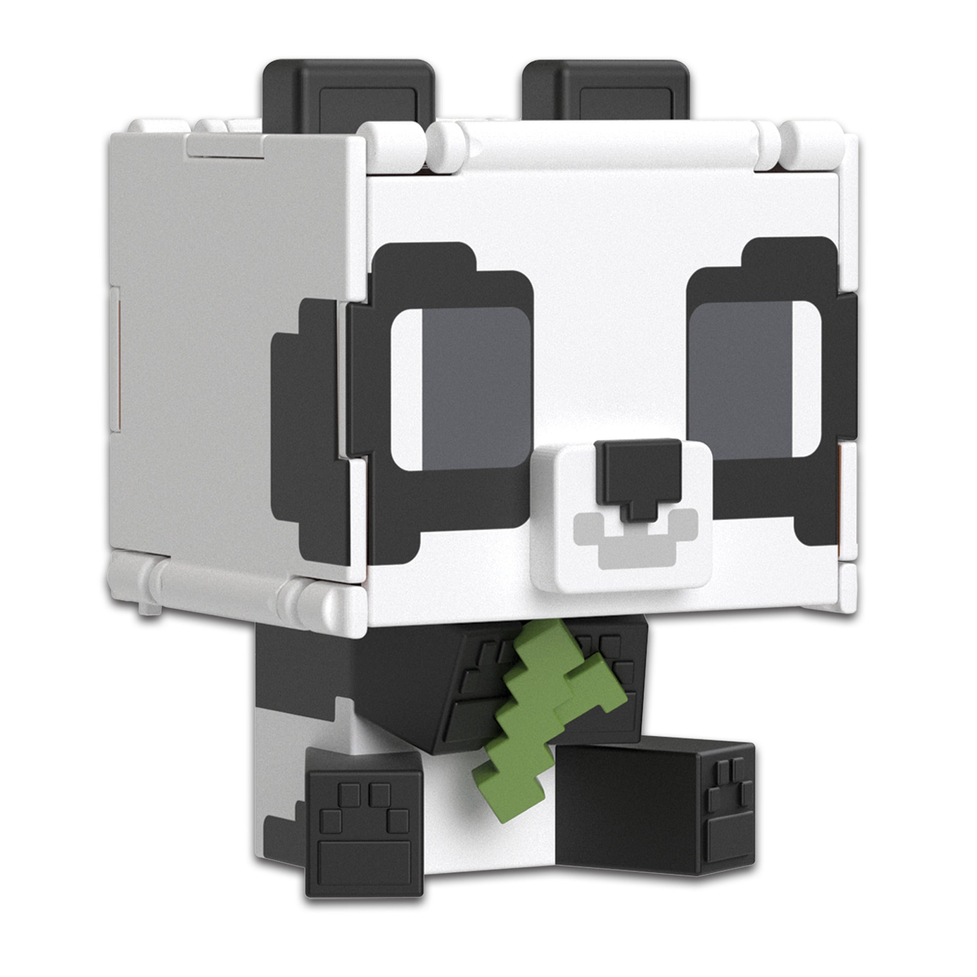 Hot Deal! Minecraft Flippin' Figs Collectible - Panda + Cake Set