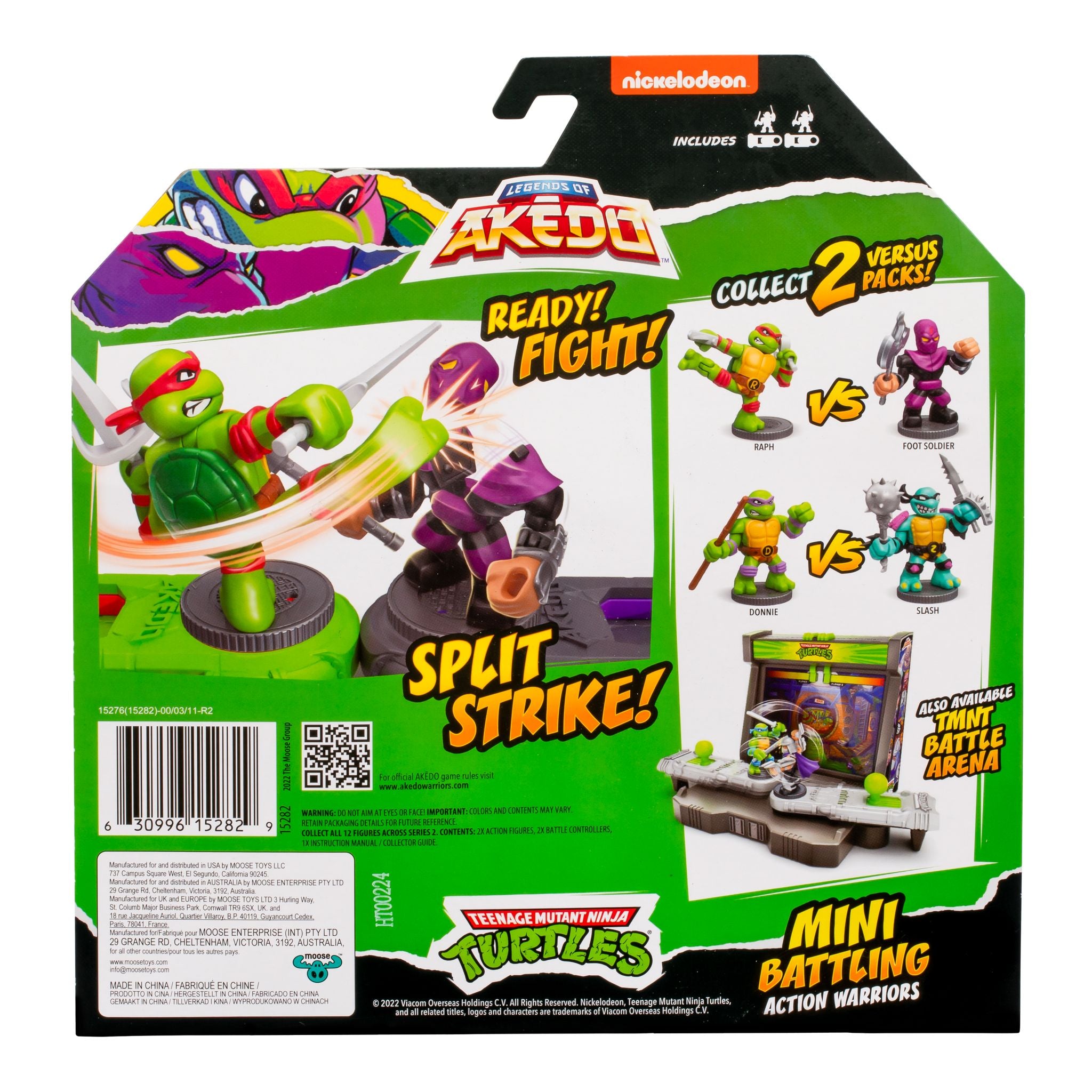 Akedo TMNT S3 Versus Pack: Raphael vs Foot Soldier - Epic Battle Set