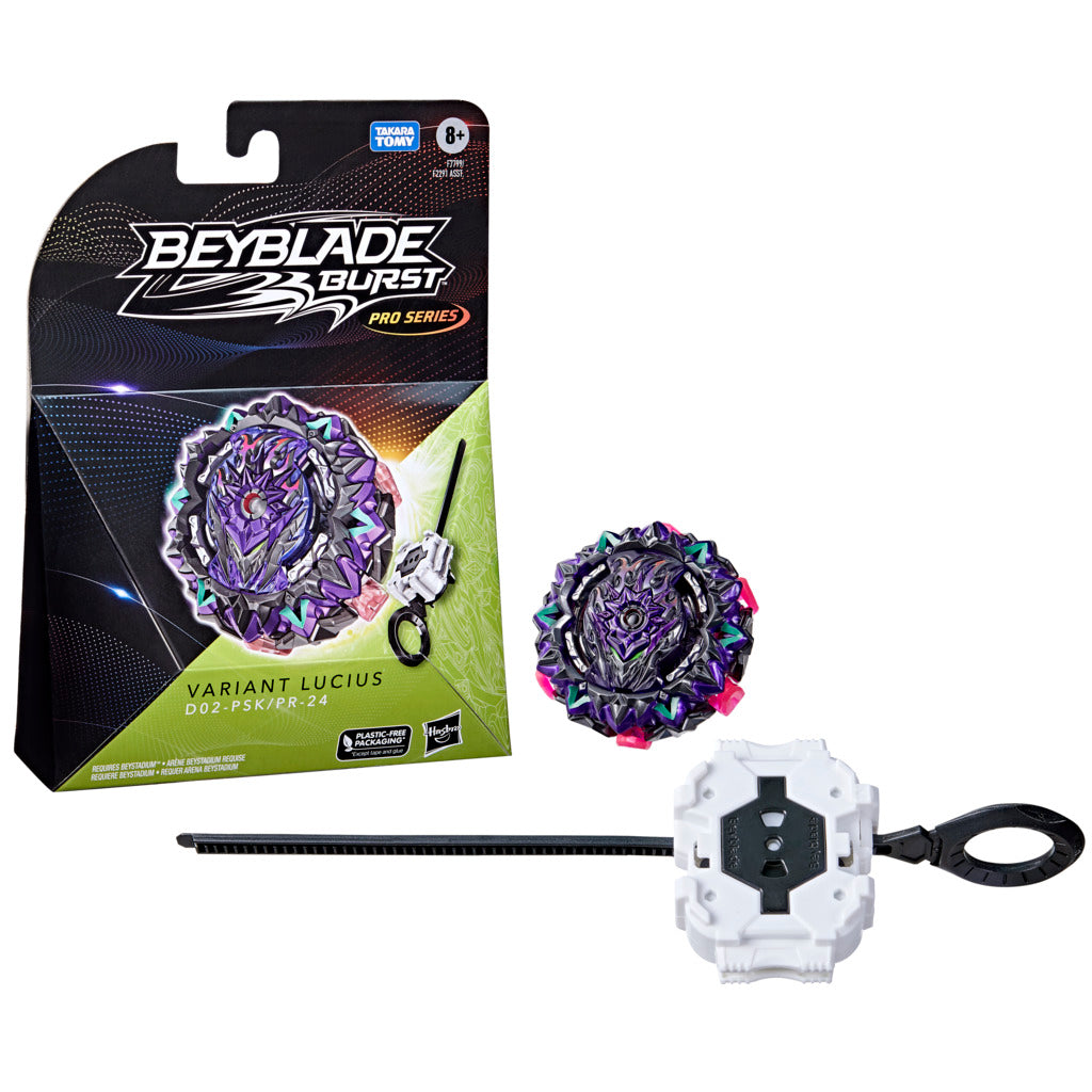 Hot Deal! Beyblade Burst Pro Series Starter Pack - Lucius Defense Type Beyblade Set