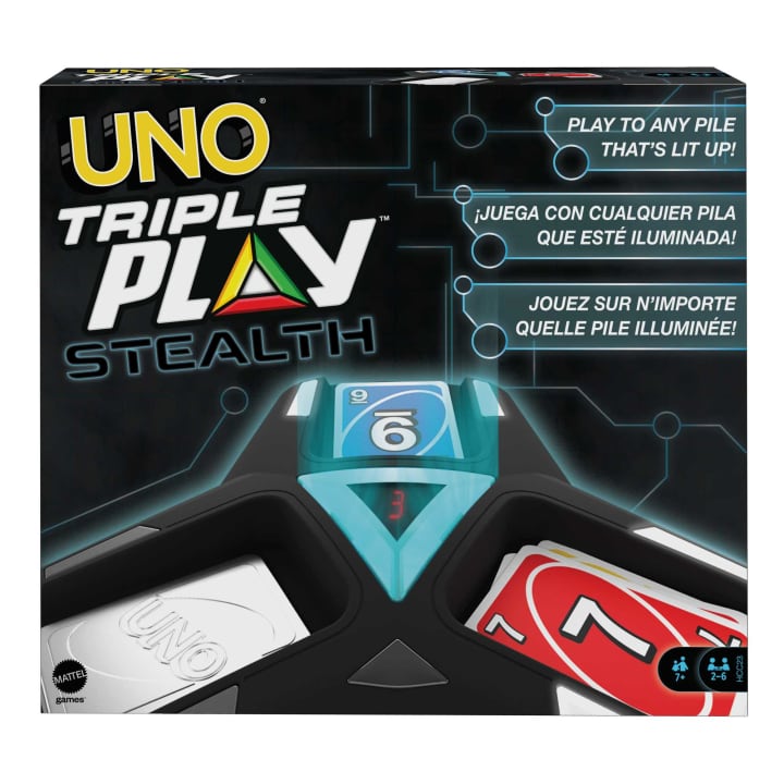 UNO Triple Play Stealth: A Thrilling 3-in-1 Card Game Experience