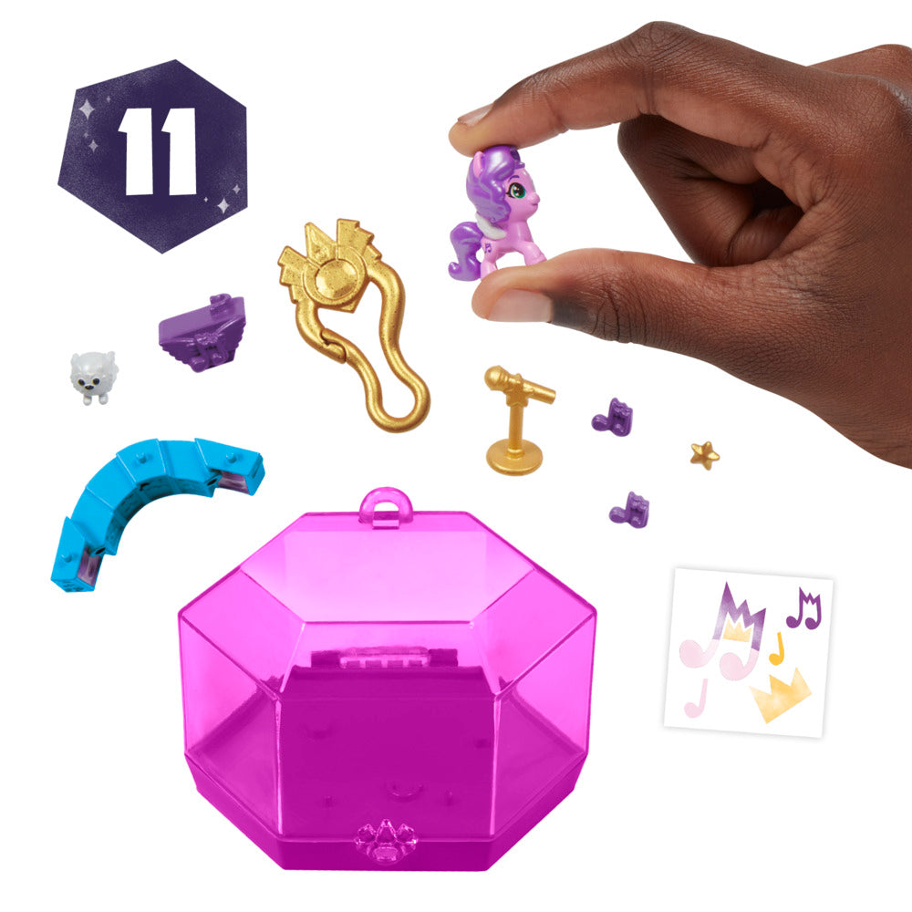 Hot! My Little Pony Mini World Princess Pipp Petals Magic Crystal Keychain