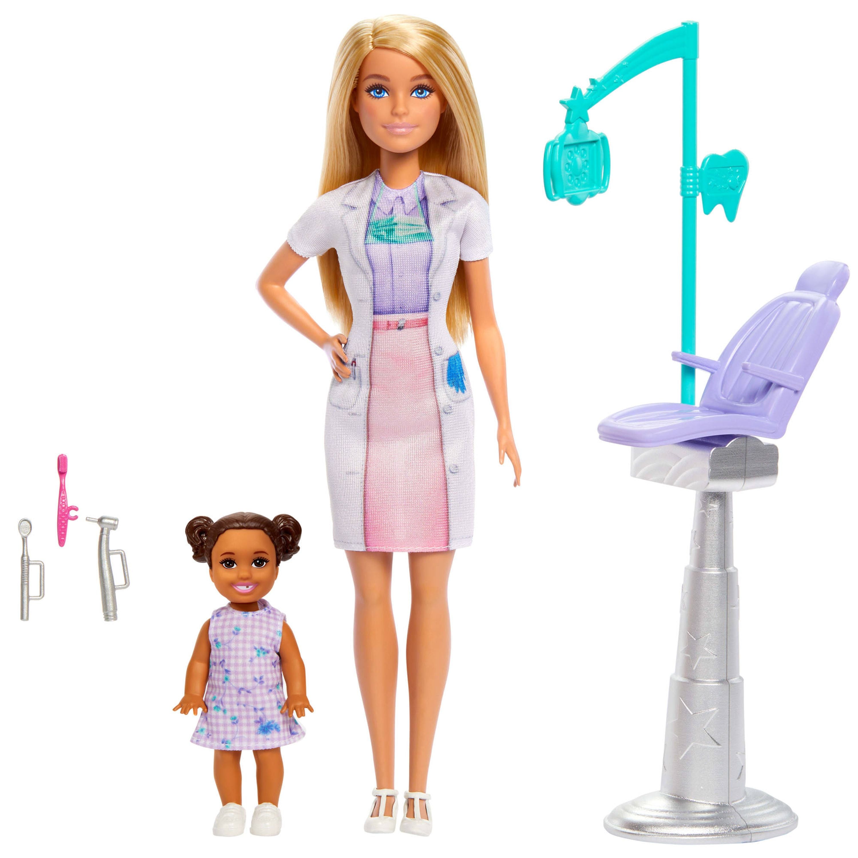 Barbie Dentist Blonde Doll Playset - Explore Career Roles
