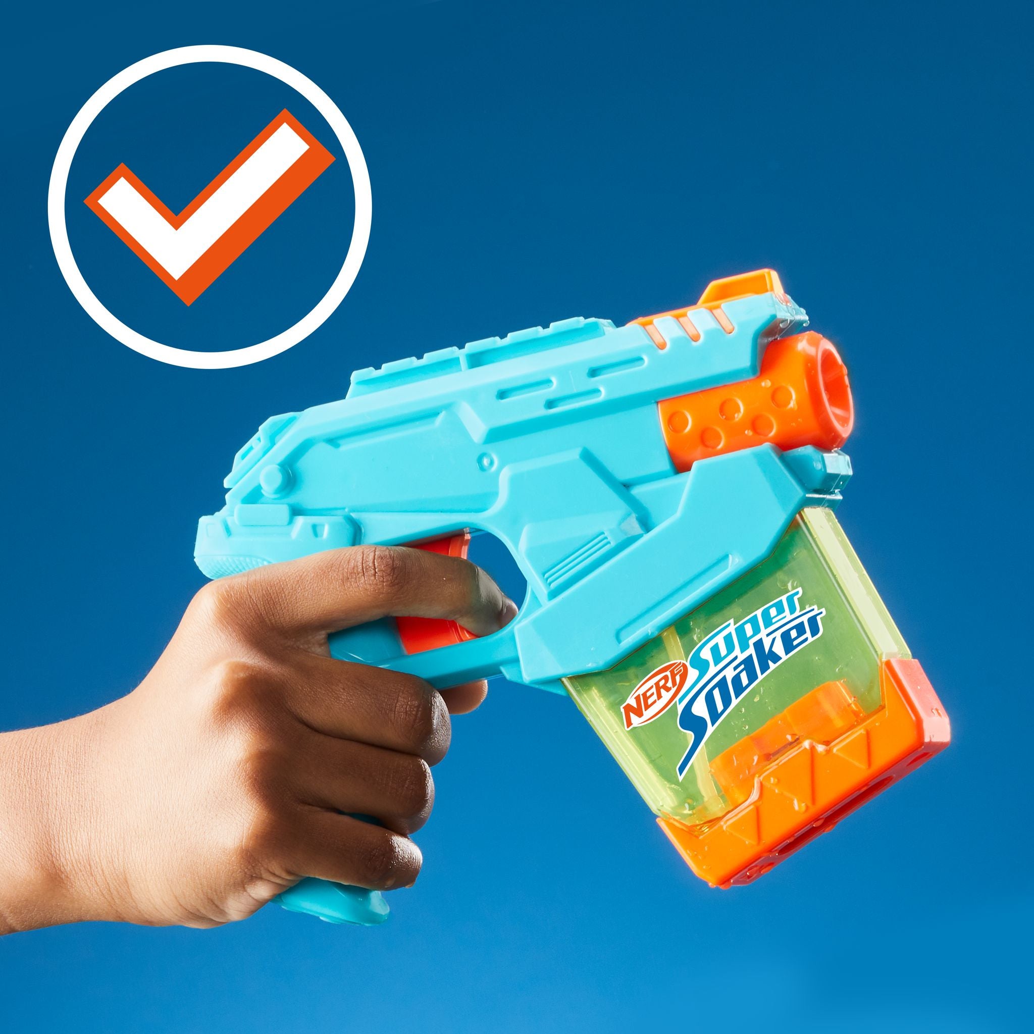 Hot Deal! Nerf Super Soaker Mini Water Blaster with Instant Dunk - Fill Feature
