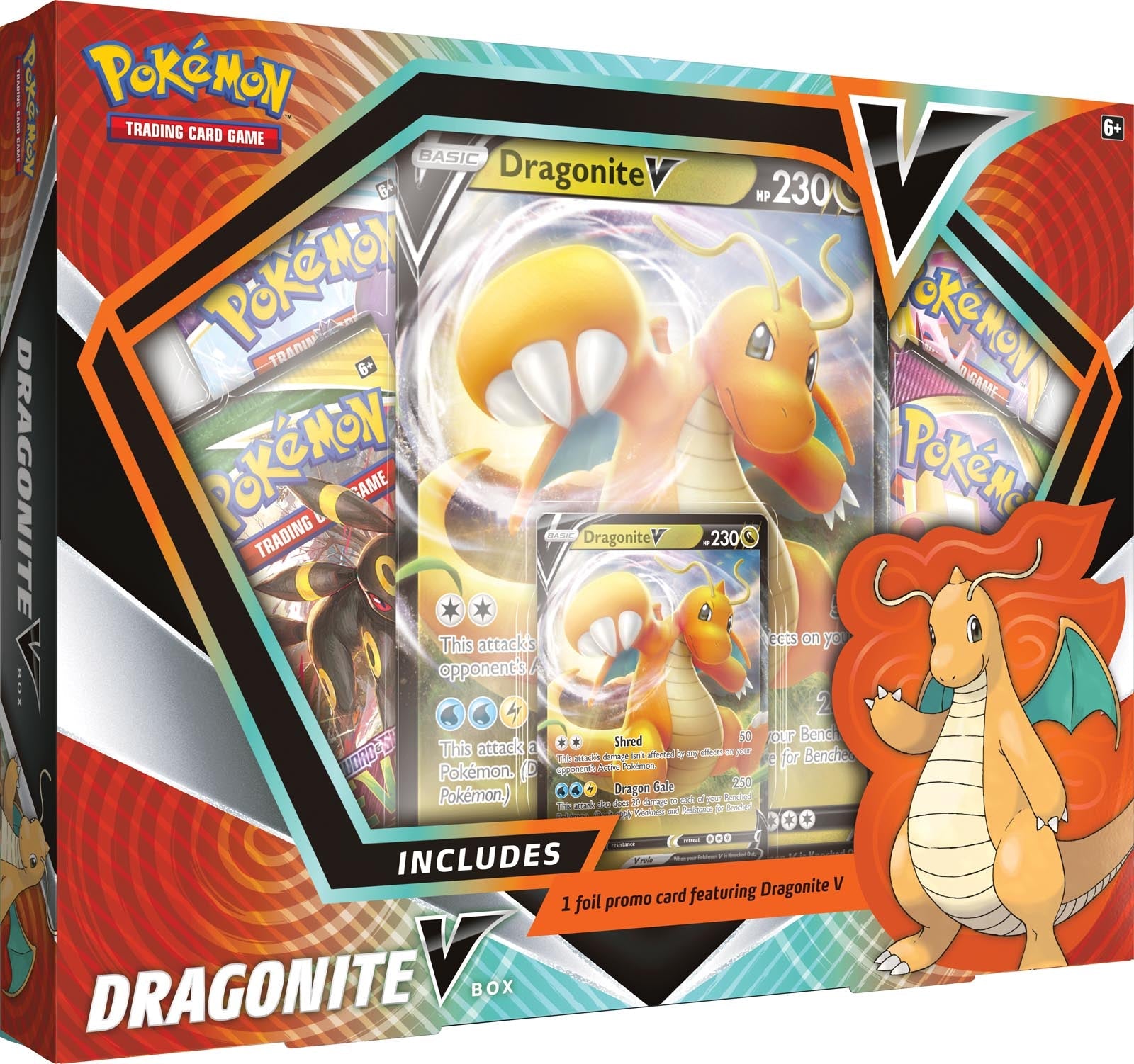 Hot Deal! Assorted Styles Pokemon Trading Card Game V Box with Hoopa V and Dragonite V